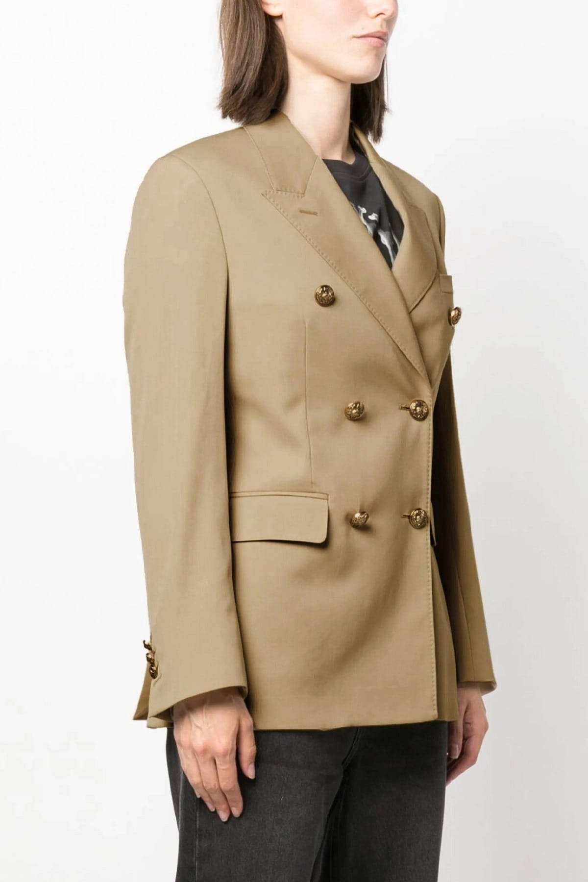 Golden Goose blazer met heraldische knopen - alternate view