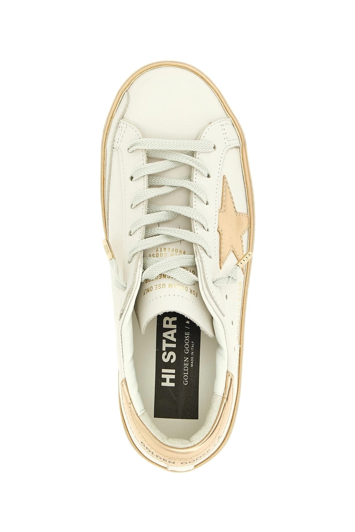 Golden Goose Hi Star Metallic Turnschuhe