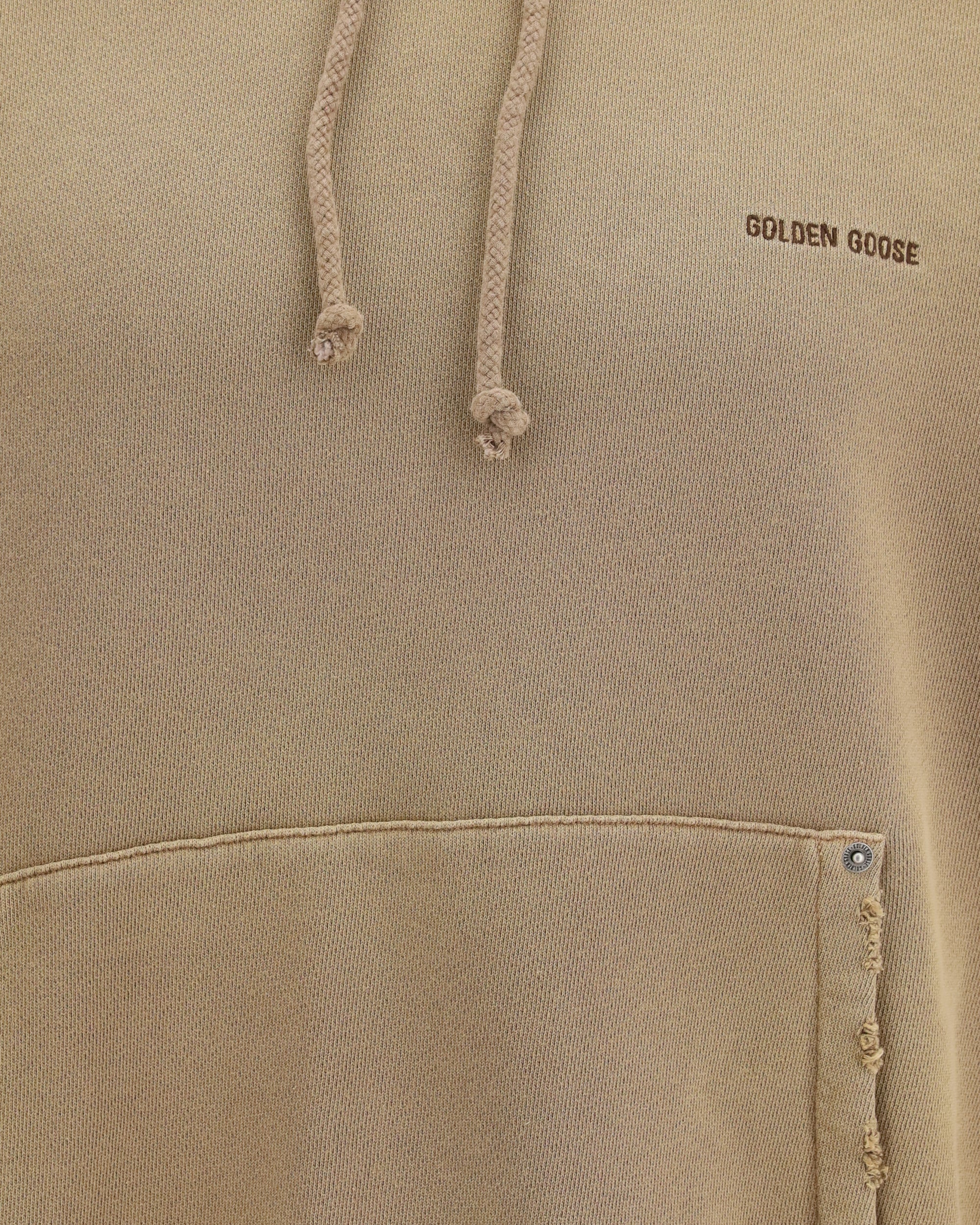 سويت شيرت بغطاء رأس من Golden Goose