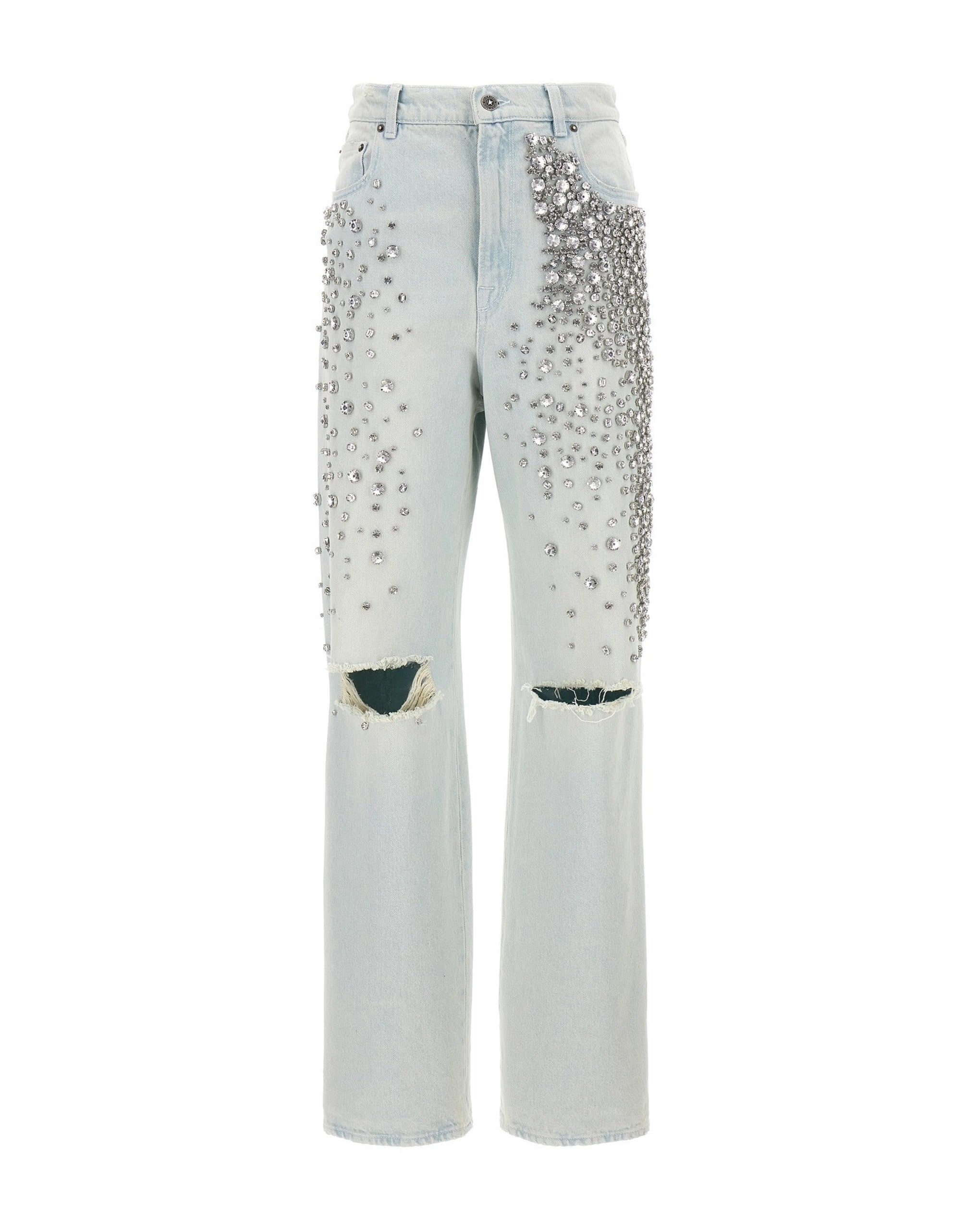 Pantaloni denim Golden Goose Kim Crystal