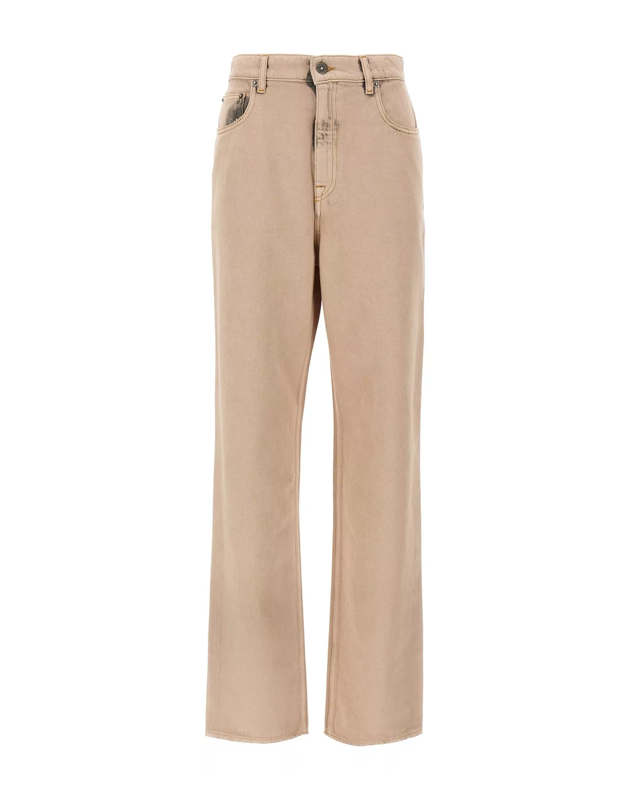 Golden Goose Golden Goose Kim Pink Straight-Leg Jeans