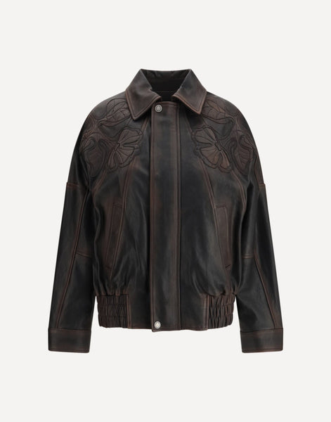 Golden Goose ナッパレザーのボンバージャケット | Sendegaro JP