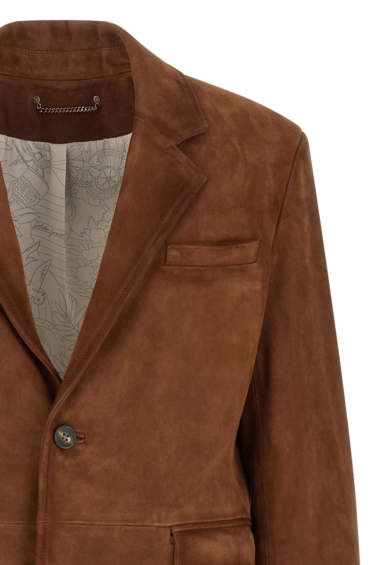 Golden Goose Golden Goose Robyn Waxed Suede Jacket