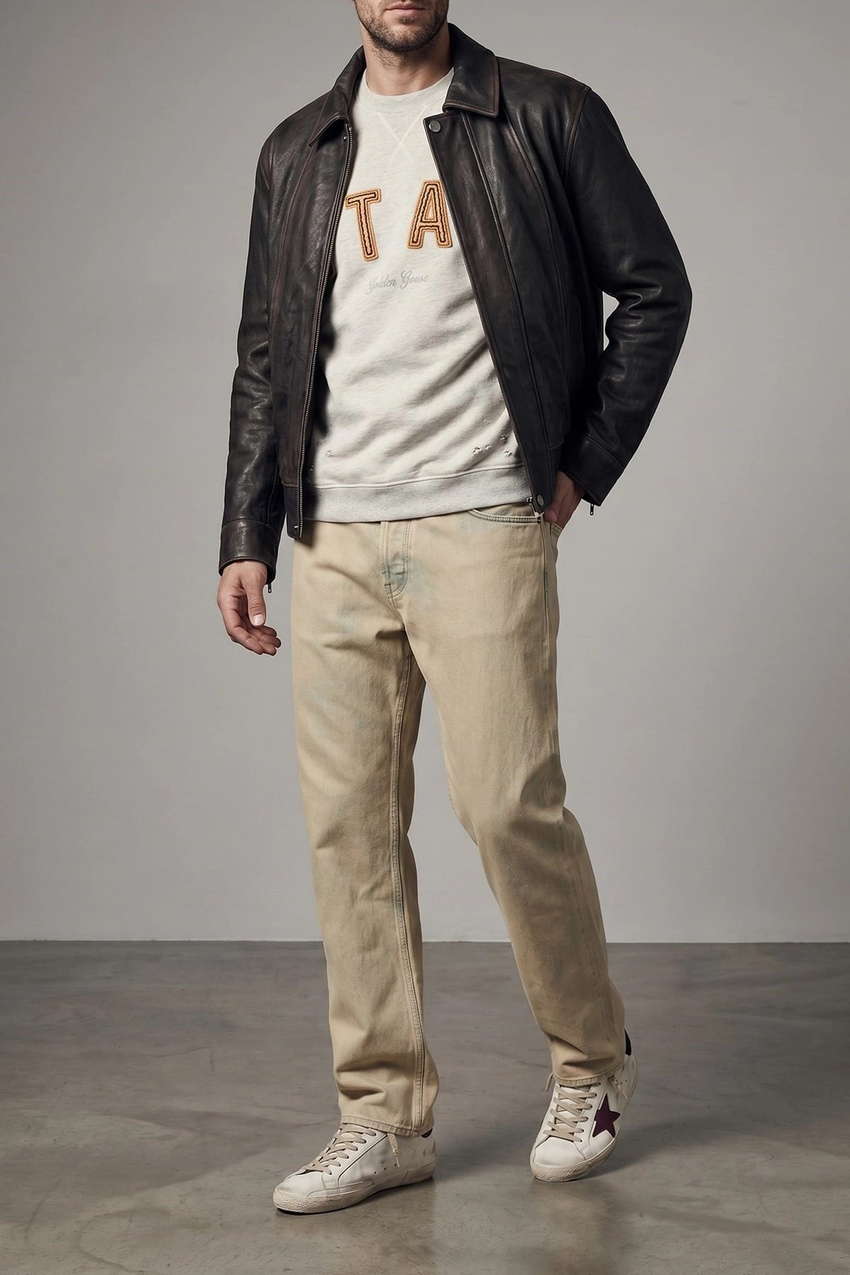 Golden Goose جينز سكيت بليتش لاغونا واش - alternate view