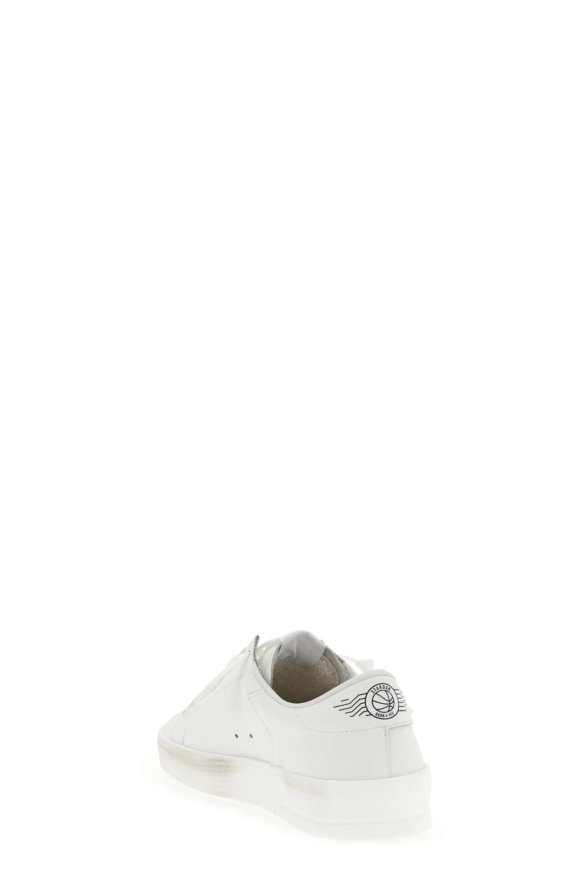 Golden Goose Stardan Leather Lace-Up Sneakers
