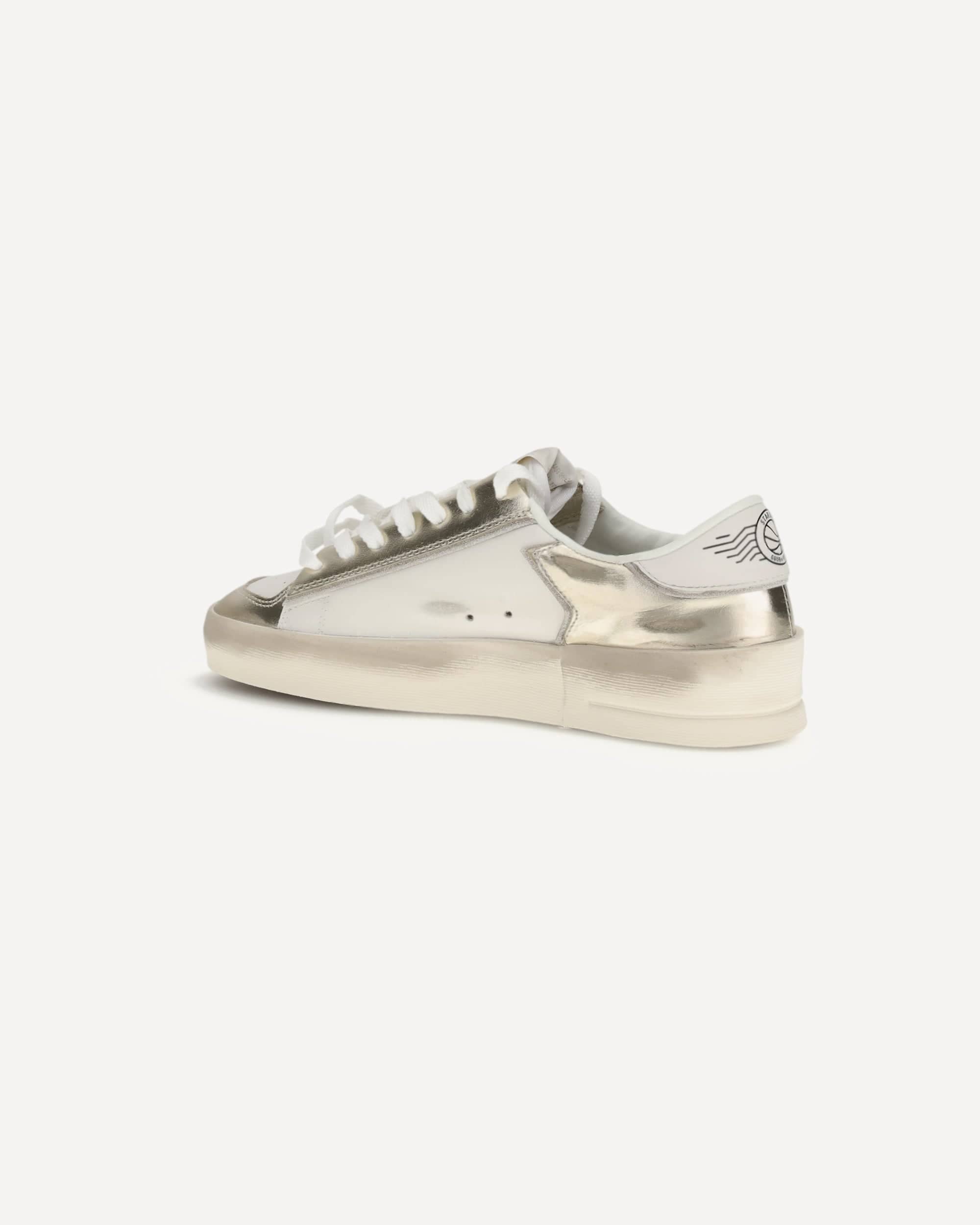 Golden Goose Stardan Leather Sneakers With Star