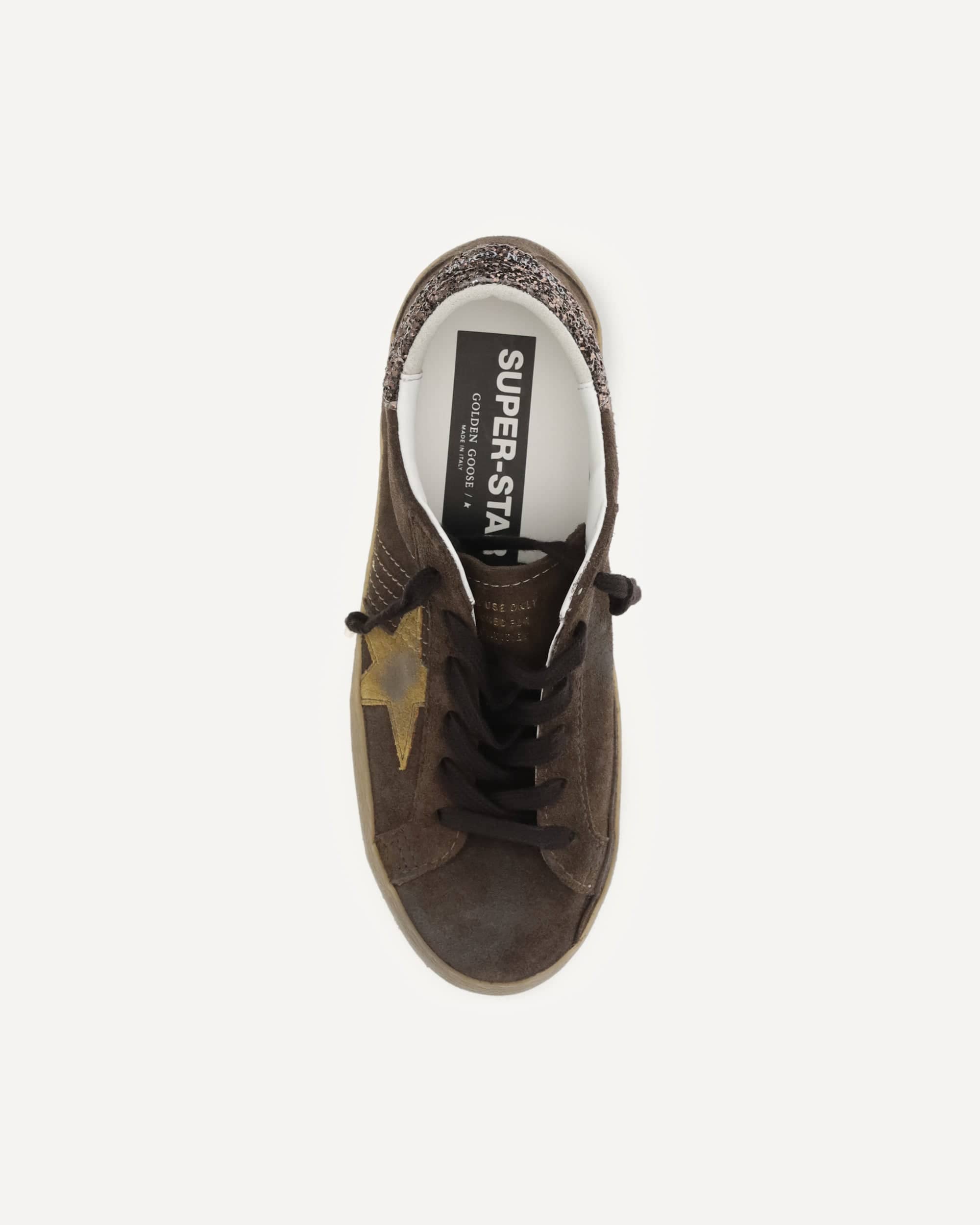 Golden Goose Suede Super Star Sneakers With Star Panel