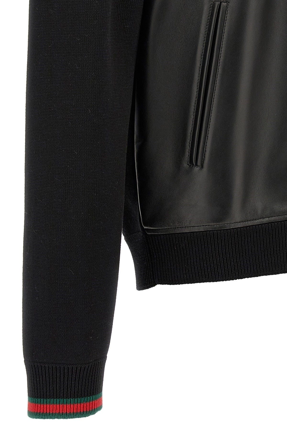 Gucci Bimaterial Bomber Jacket