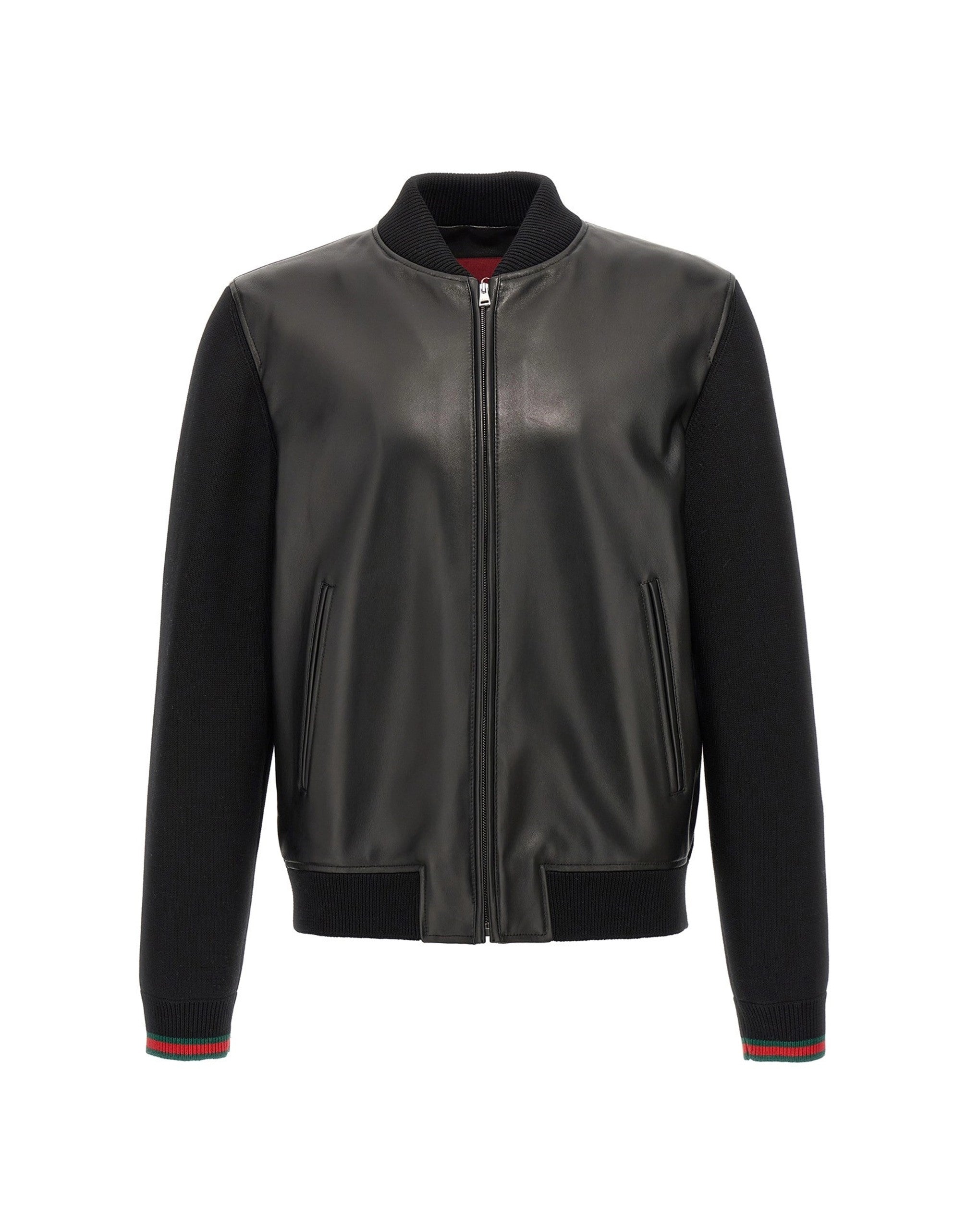 Gucci Bimaterial Bomber Jacket