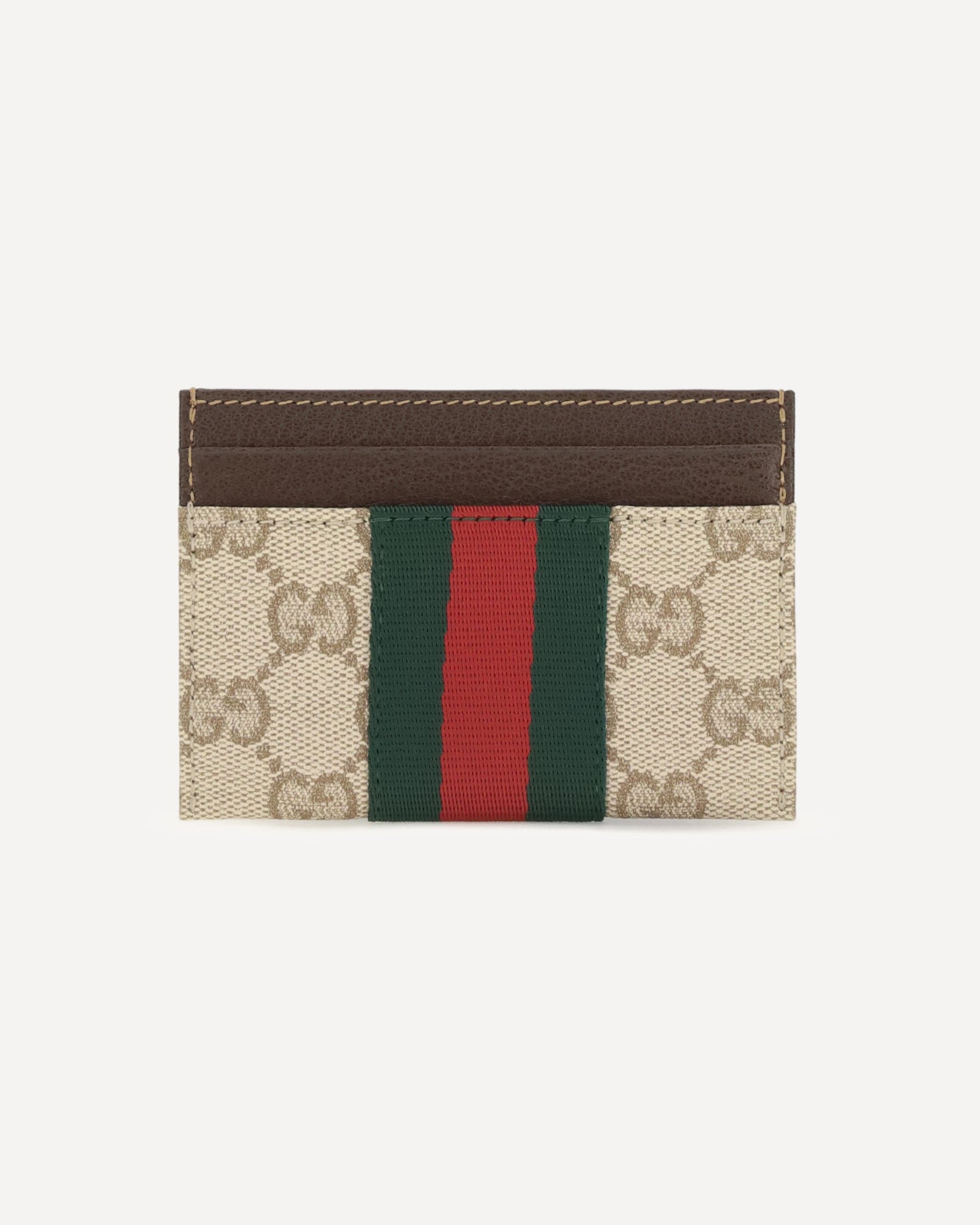 Gucci Card Holder With Web Stripe - alternate view