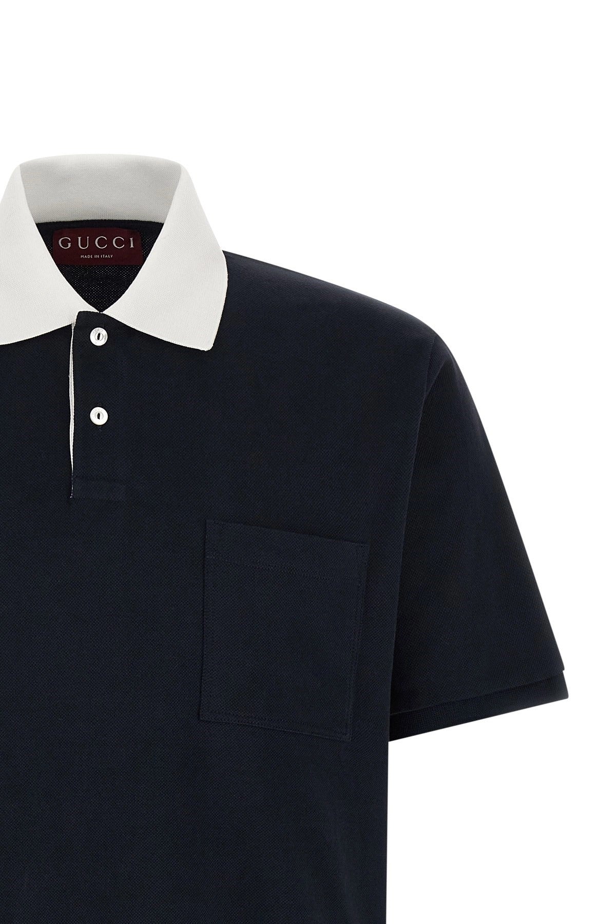 Polo Gucci à col contrastant