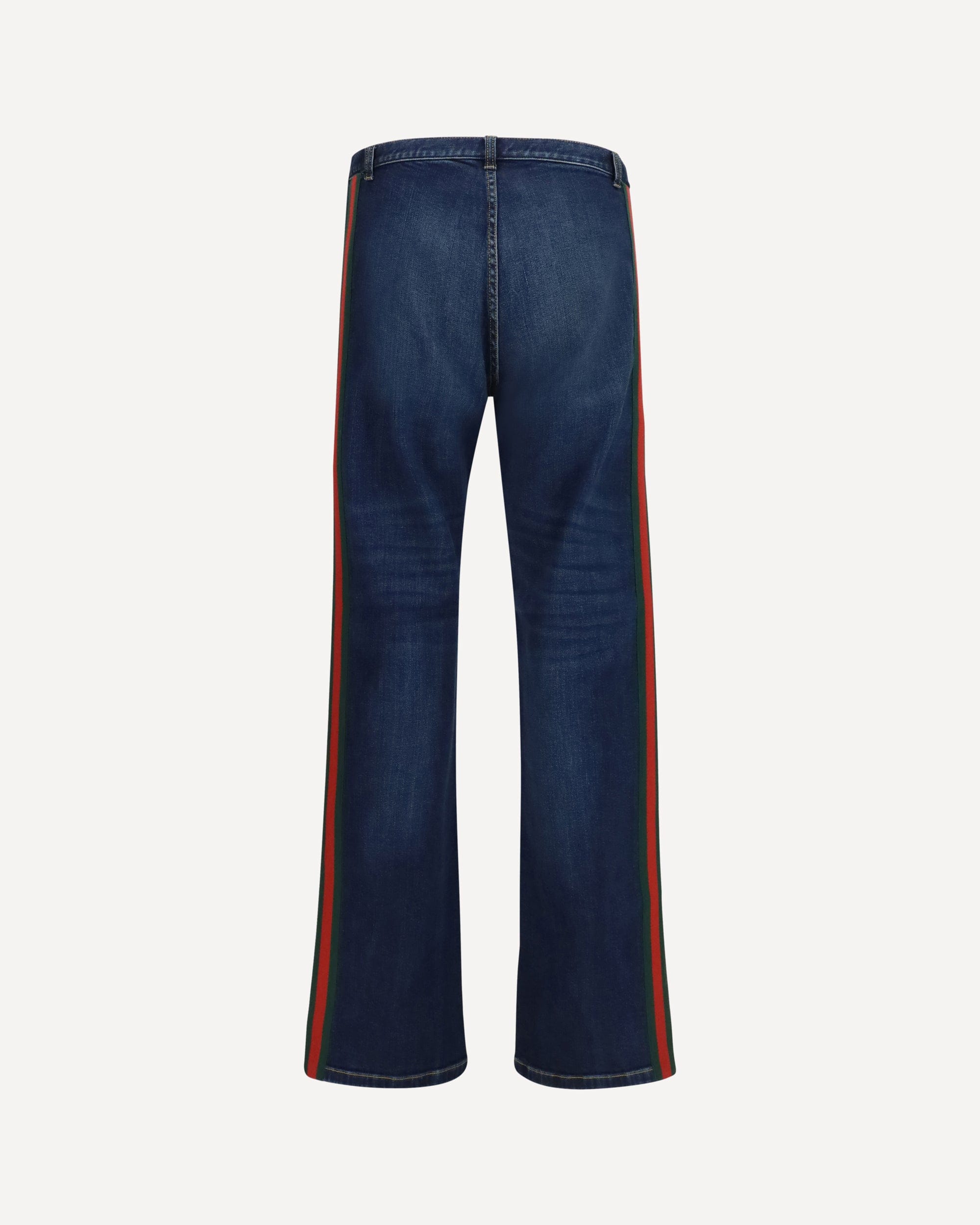 Gucci Cotton Jeans With Web Stripe - alternate view