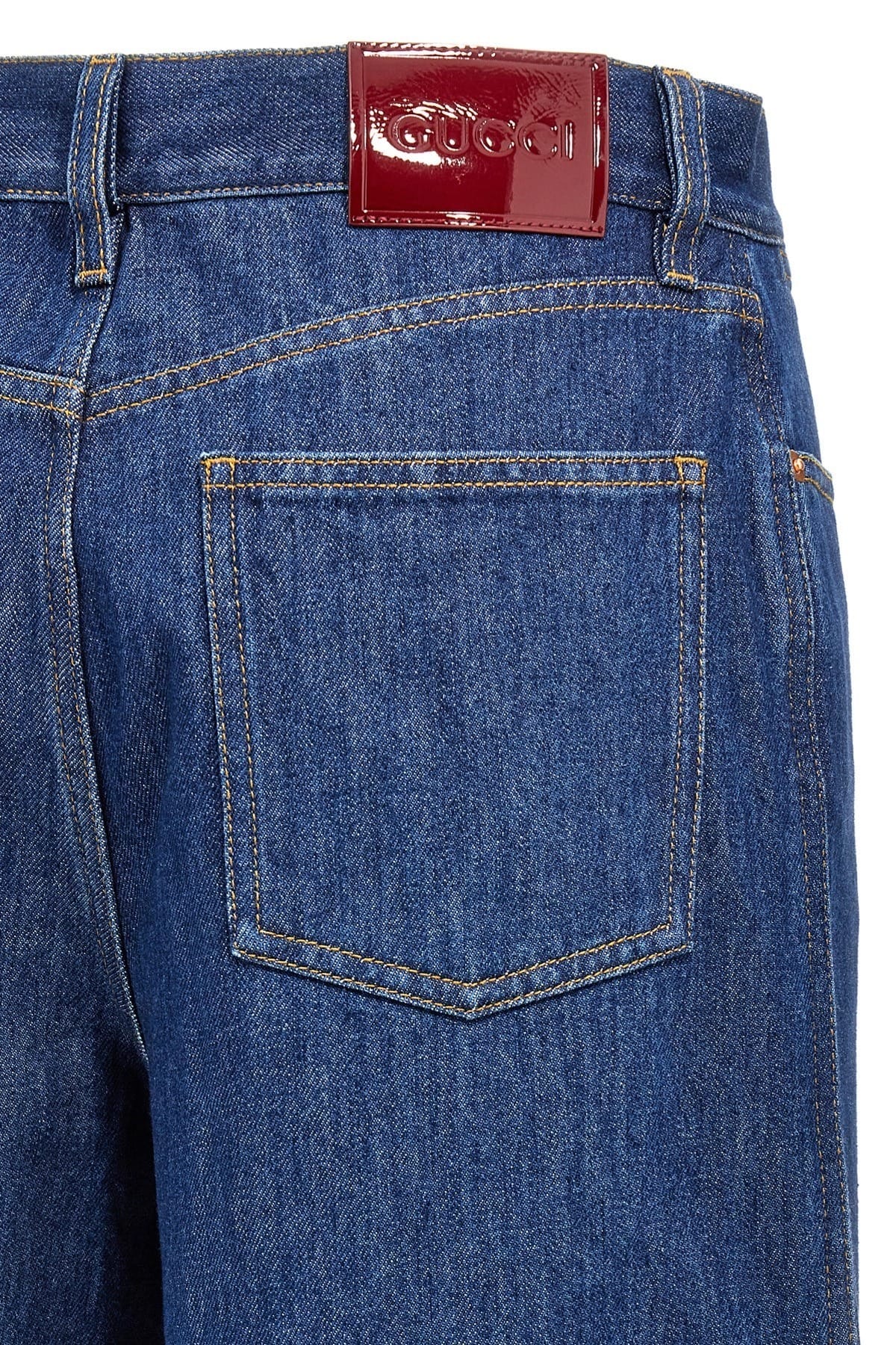 Gucci Gucci Cotton Loose Leg Jeans