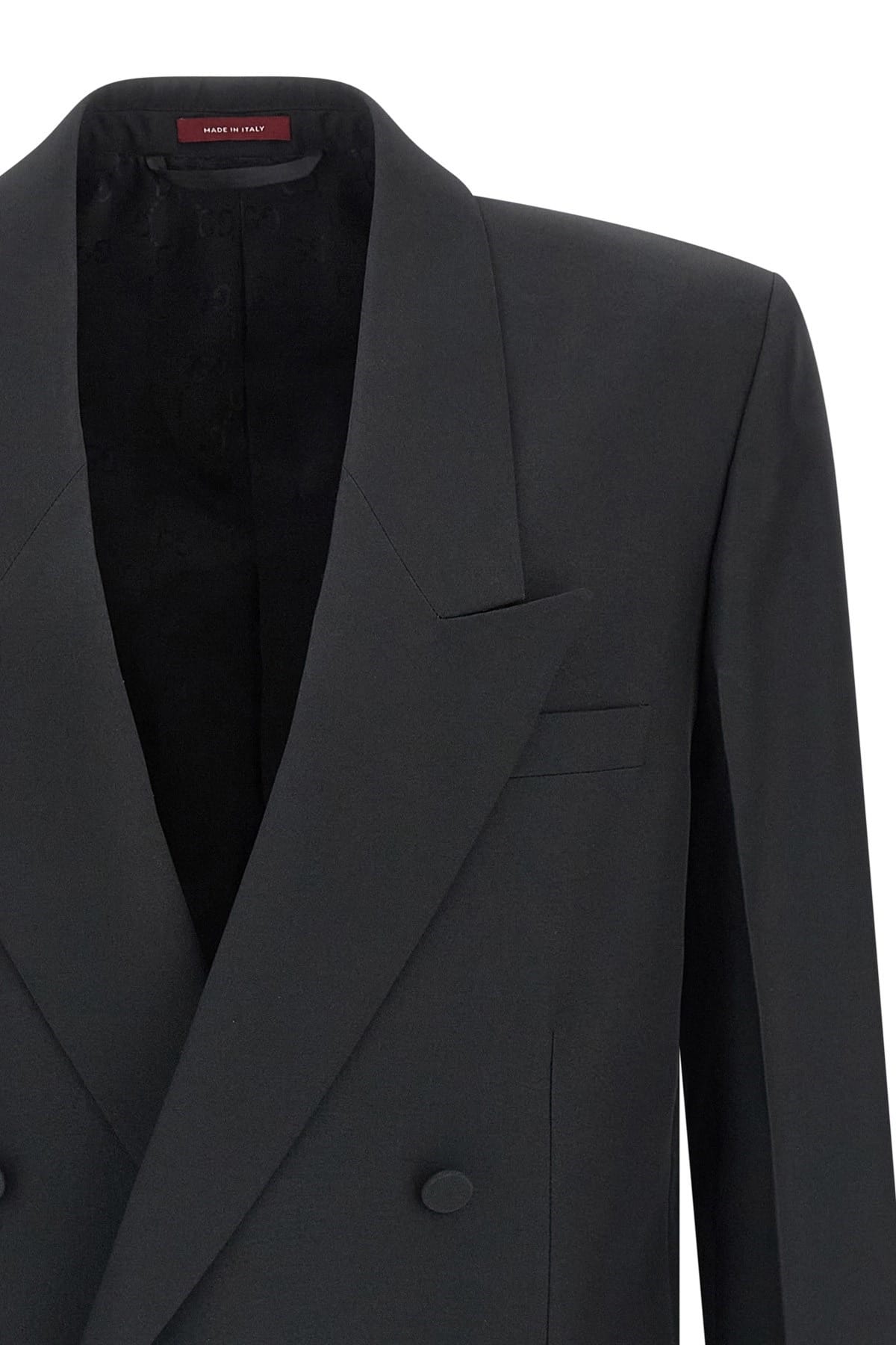 Gucci Gucci Double-Breasted Technical Panama Blazer