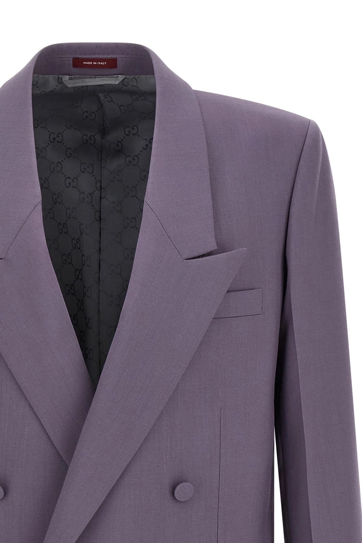 Gucci Gucci Double-Breasted Wool Blazer