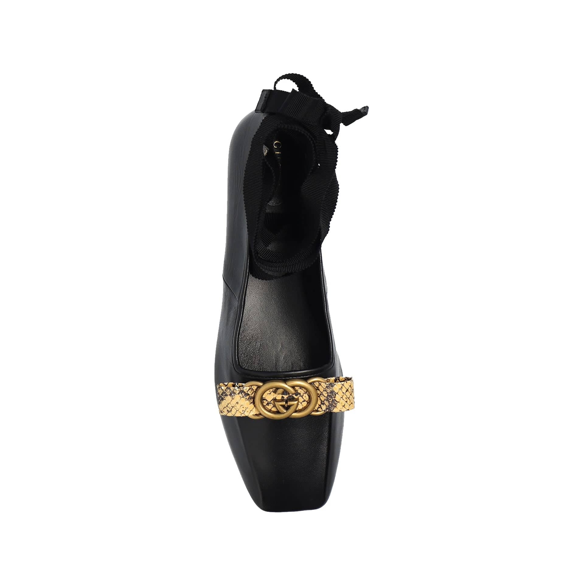 Gucci Double G Square Toe Flats