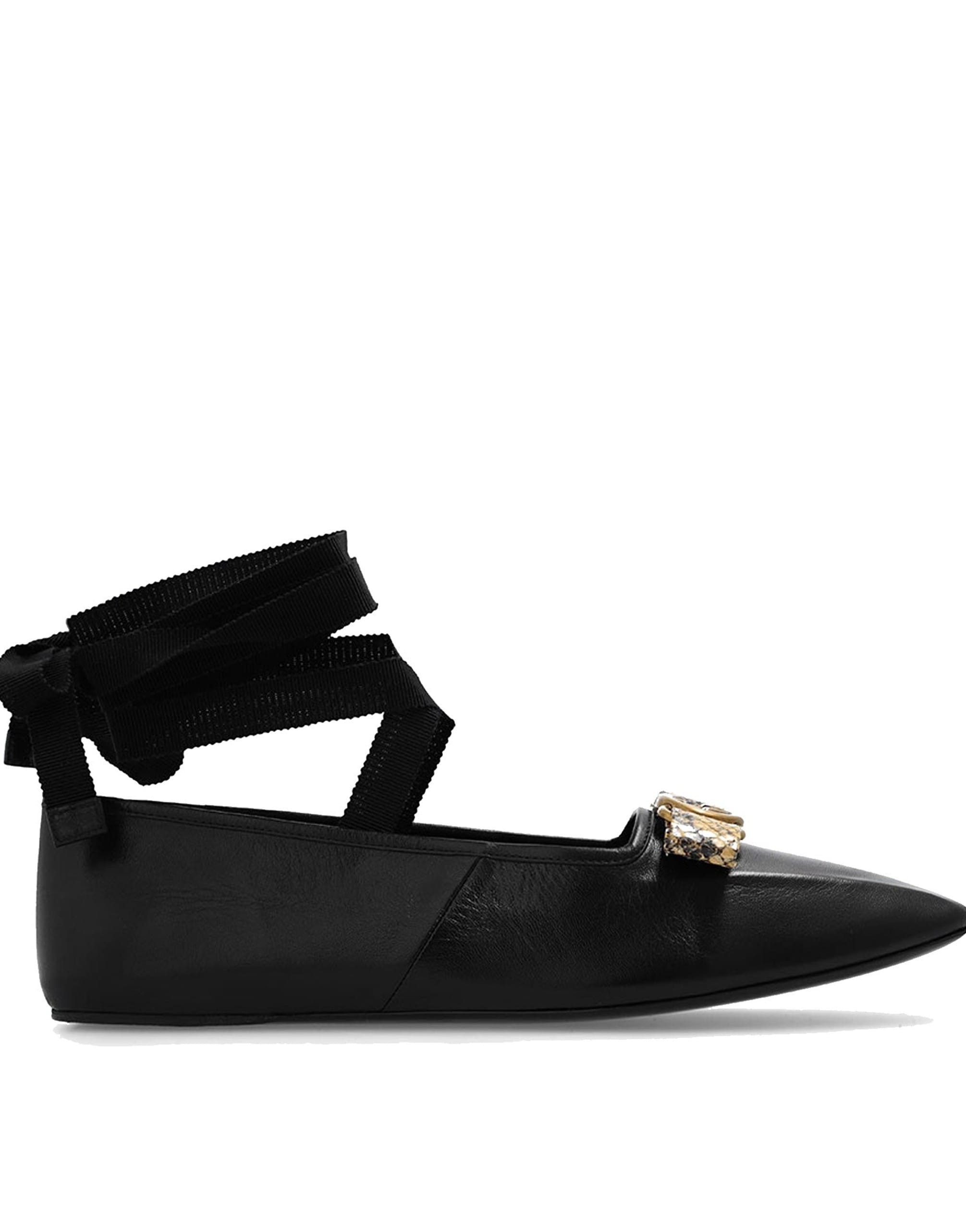 Gucci Double G Square Toe Flats