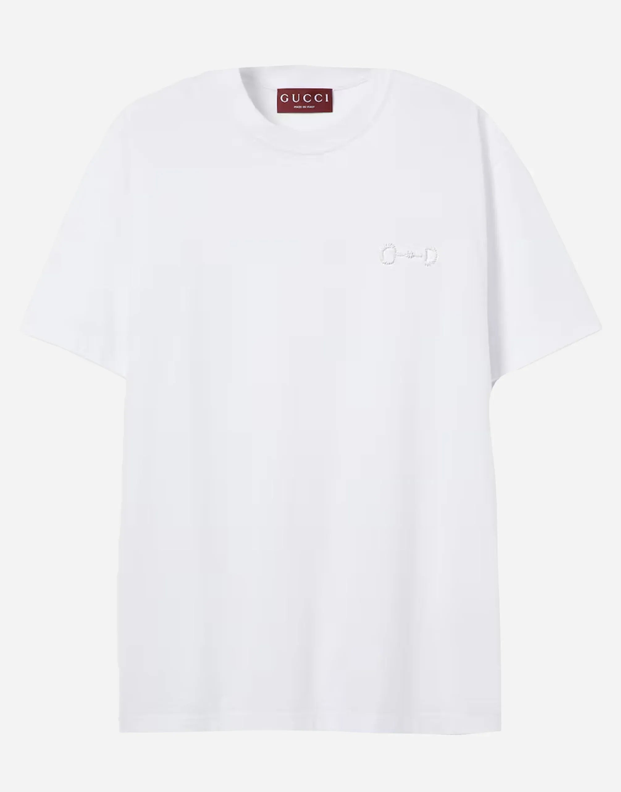 Gucci Camiseta de Malha Bordada
