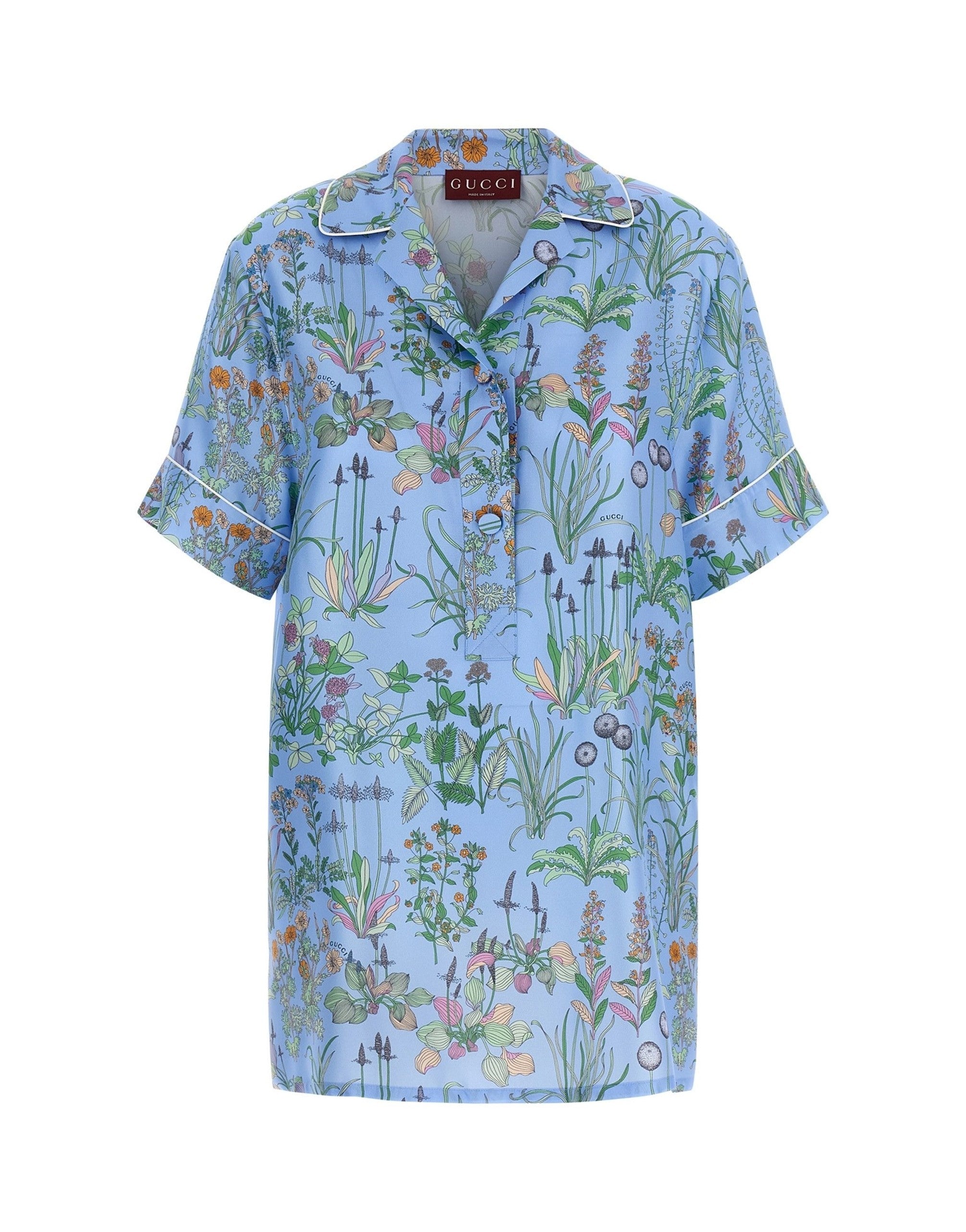 Gucci Floral Silk Blouse