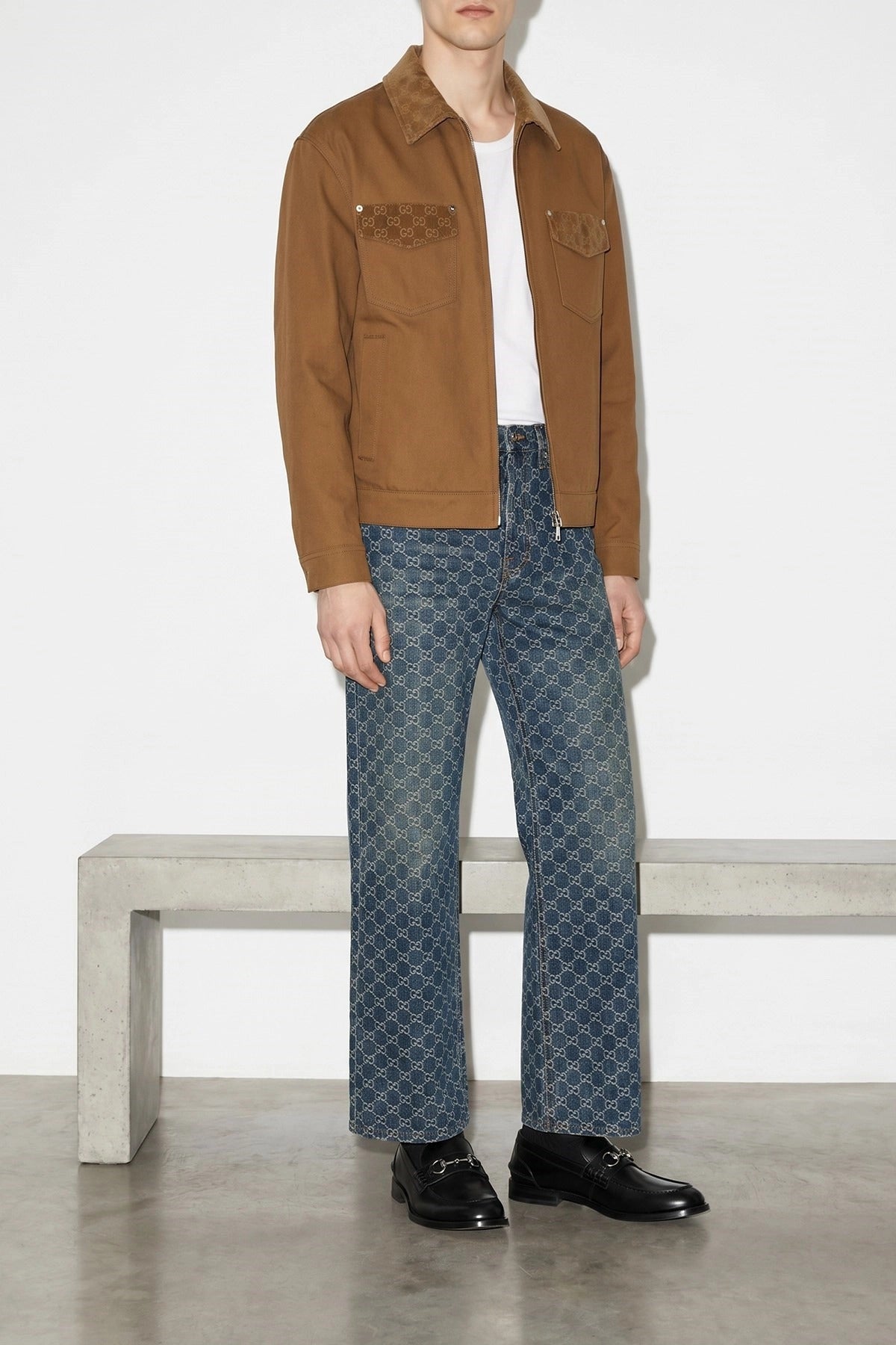 Gucci GG Corduroy Workwear Jacket - alternate view
