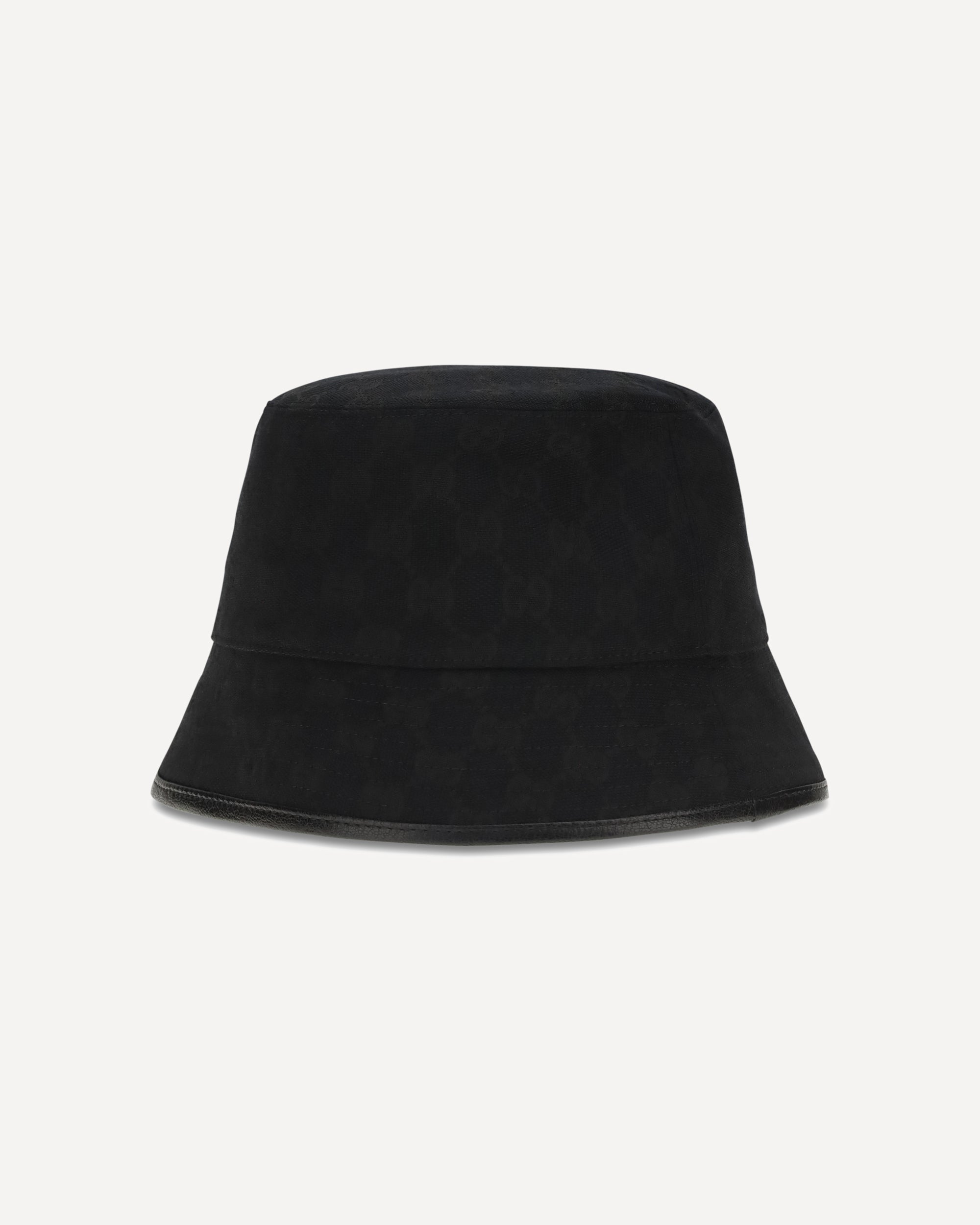 GUCCI バケットハット ブラック GGパターン Gucci GG コットンキャンバス バケットハット | Sendegaro JP