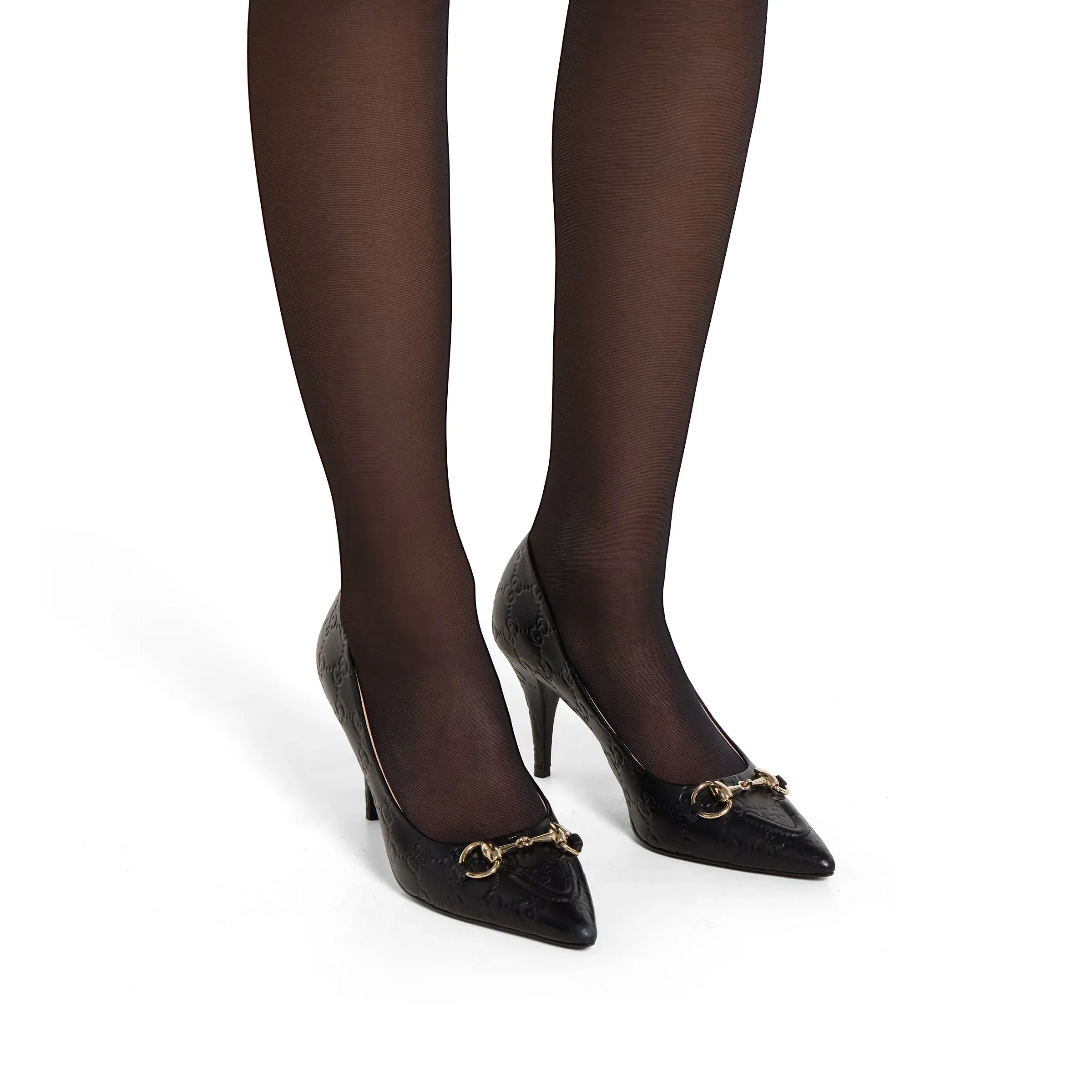 Gucci GG Horsebit Embellished Pumps