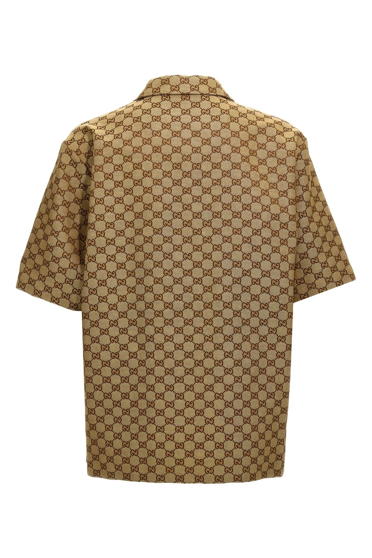 Camicia Gucci GG in misto lino