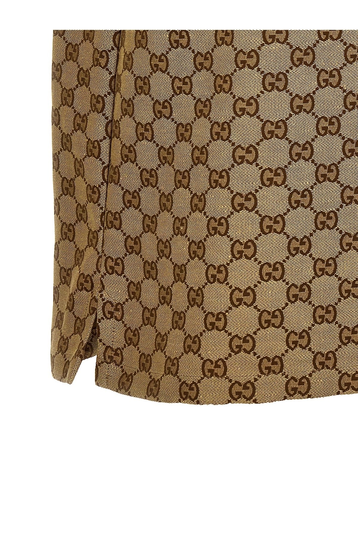 Camicia Gucci GG in misto lino