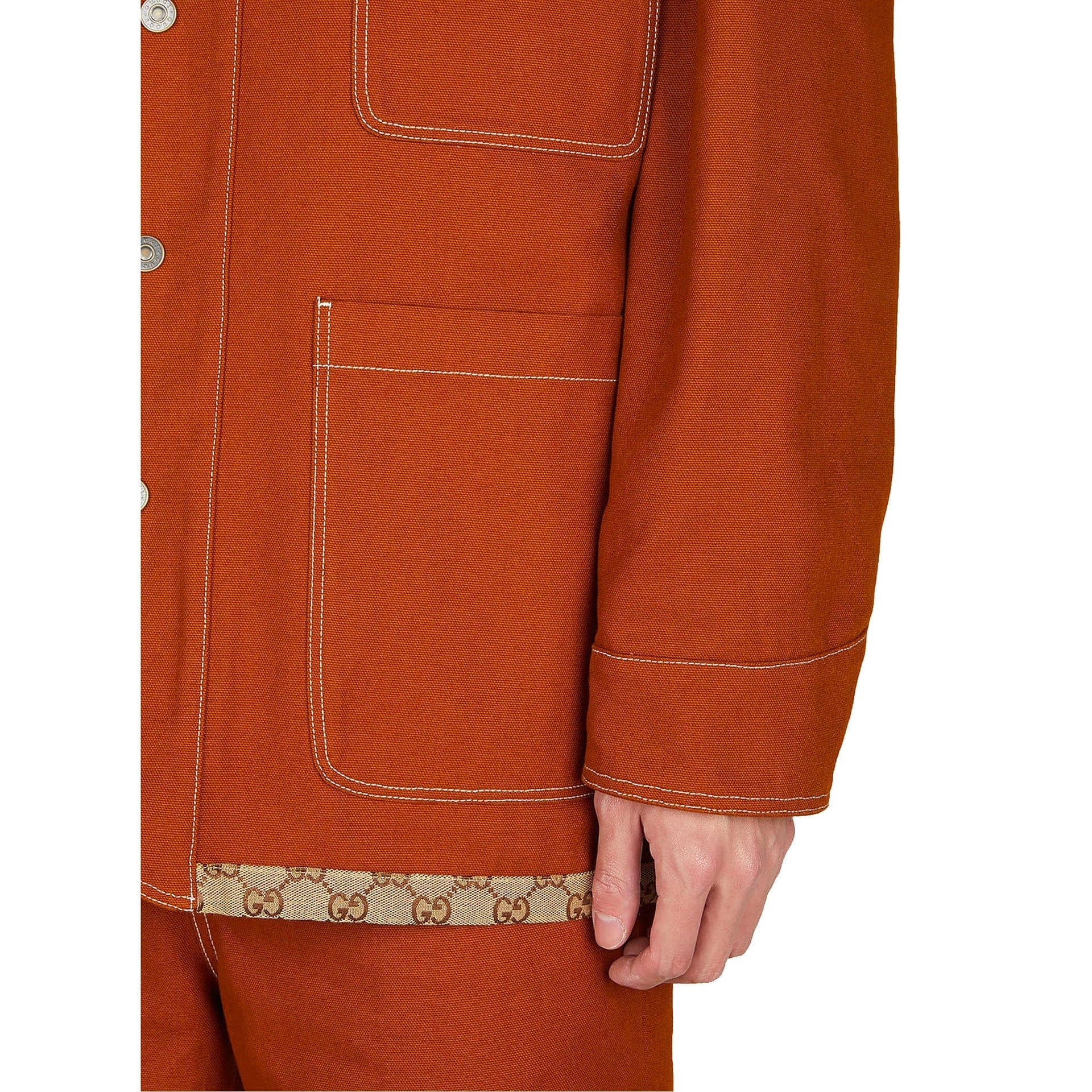 Gucci Gg Reversible Cotton Jacket