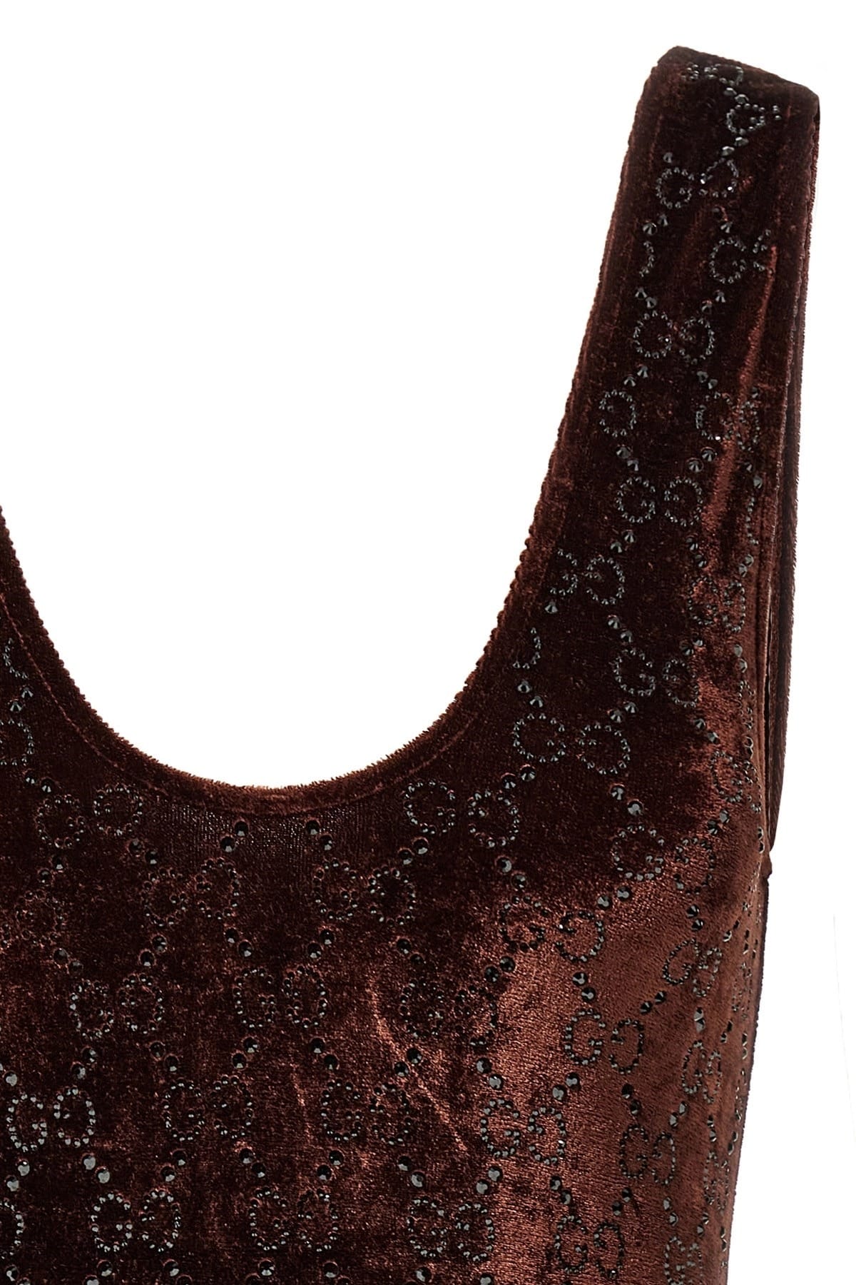 Gucci Gucci GG Rhinestone Bodysuit