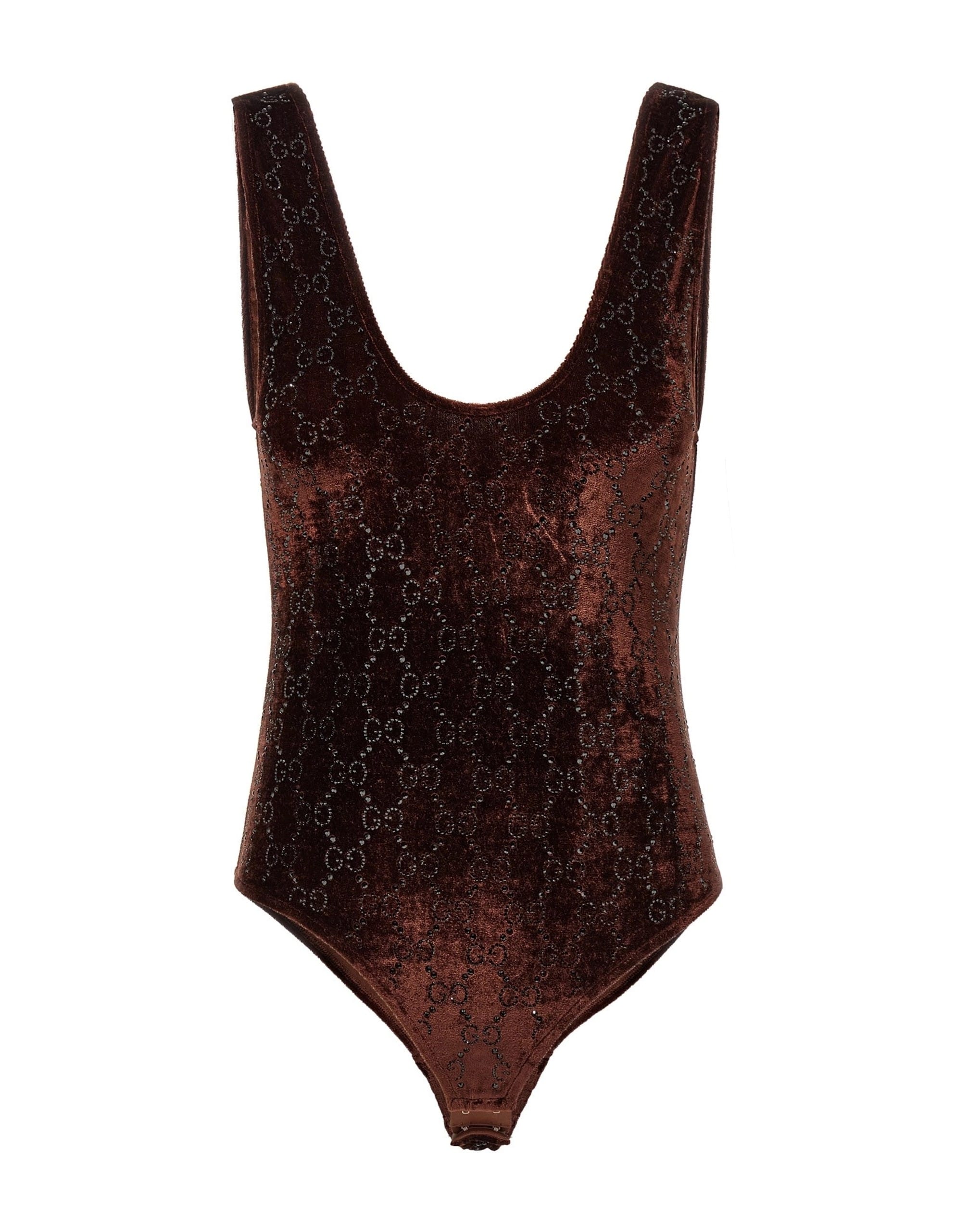 Gucci Gucci GG Rhinestone Bodysuit