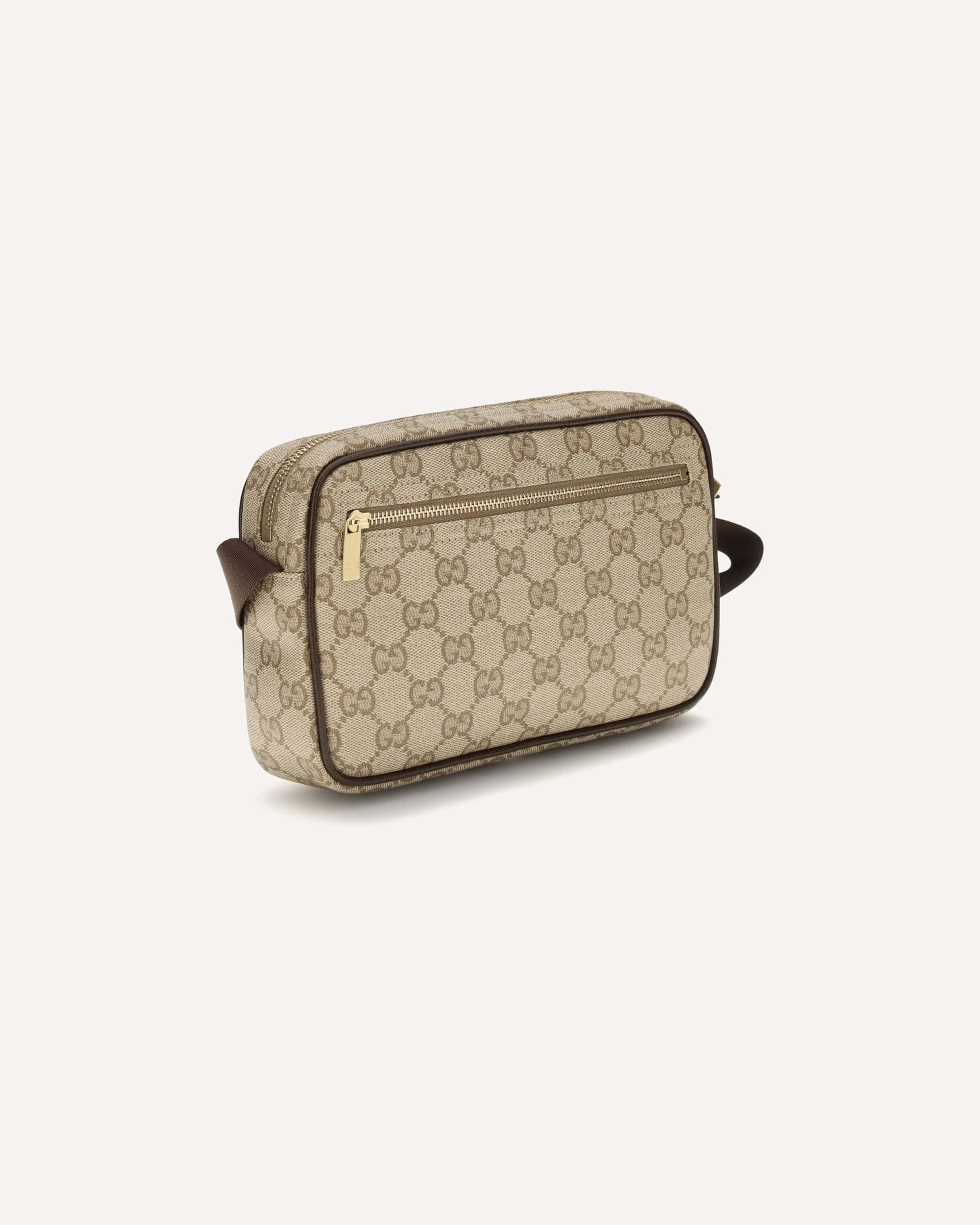 Gucci Gucci Gg Shoulder Bag With Web Stripe