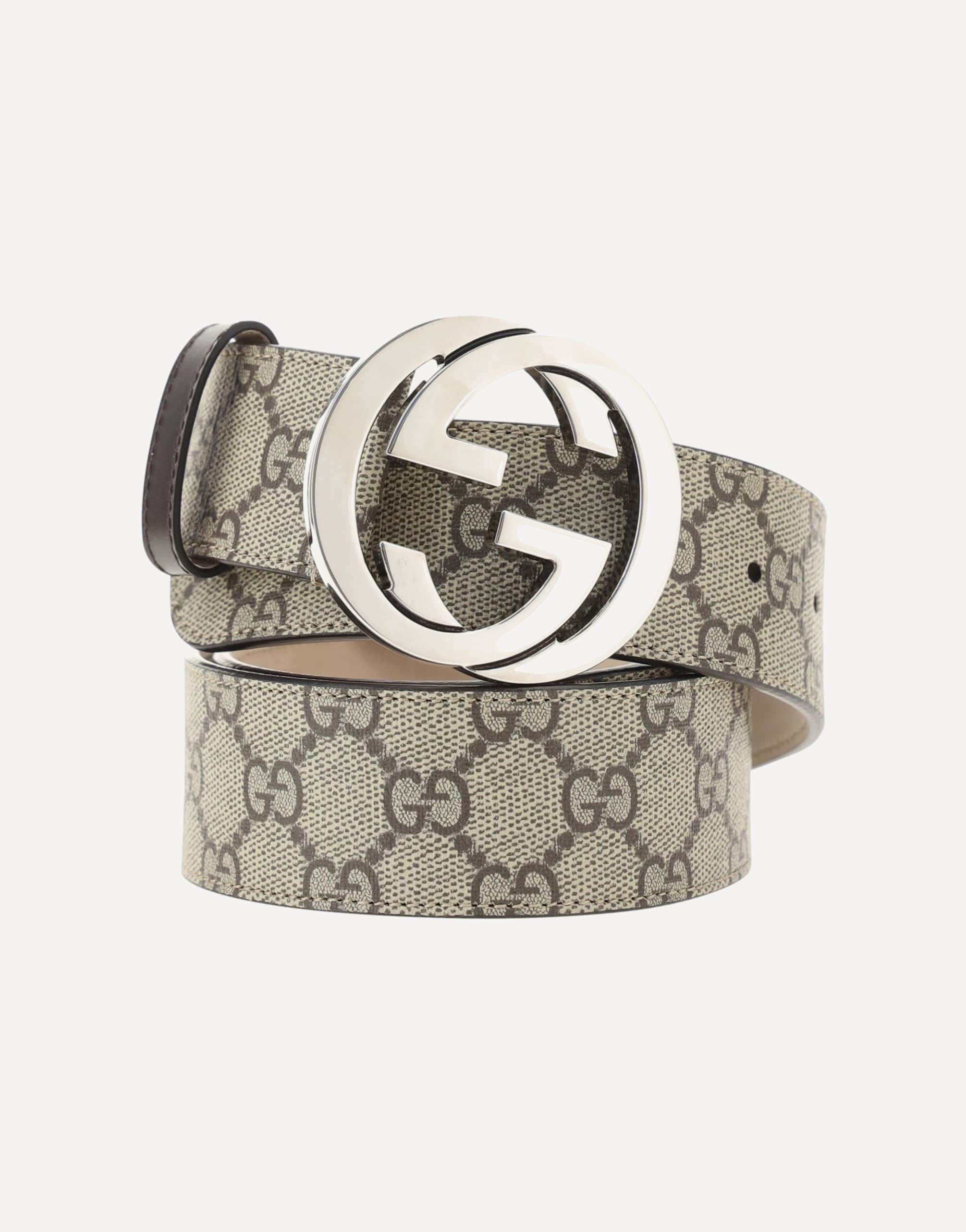 Gucci Gucci Gg Supreme Logo Belt