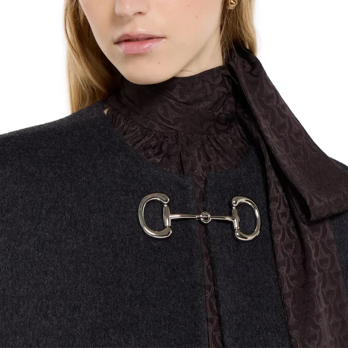 Gucci Horsebit-Embellished Cape