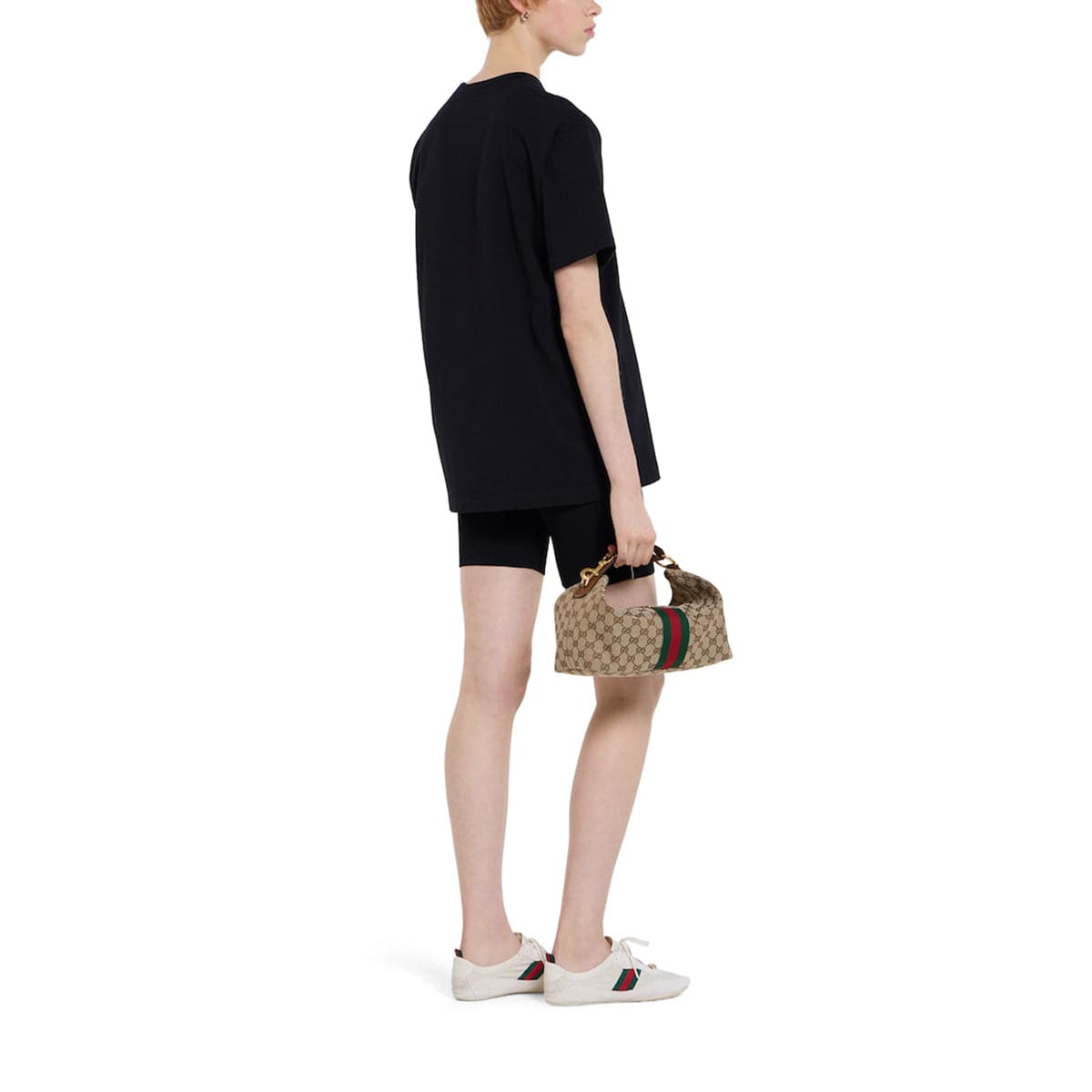 GUCCI ブラックー ポロシャツ+虎刺繍トレーナー　セット トラ刺繍ファミリー裏毛トレーナー□150.160cm|≪公式≫メイクユアデイ