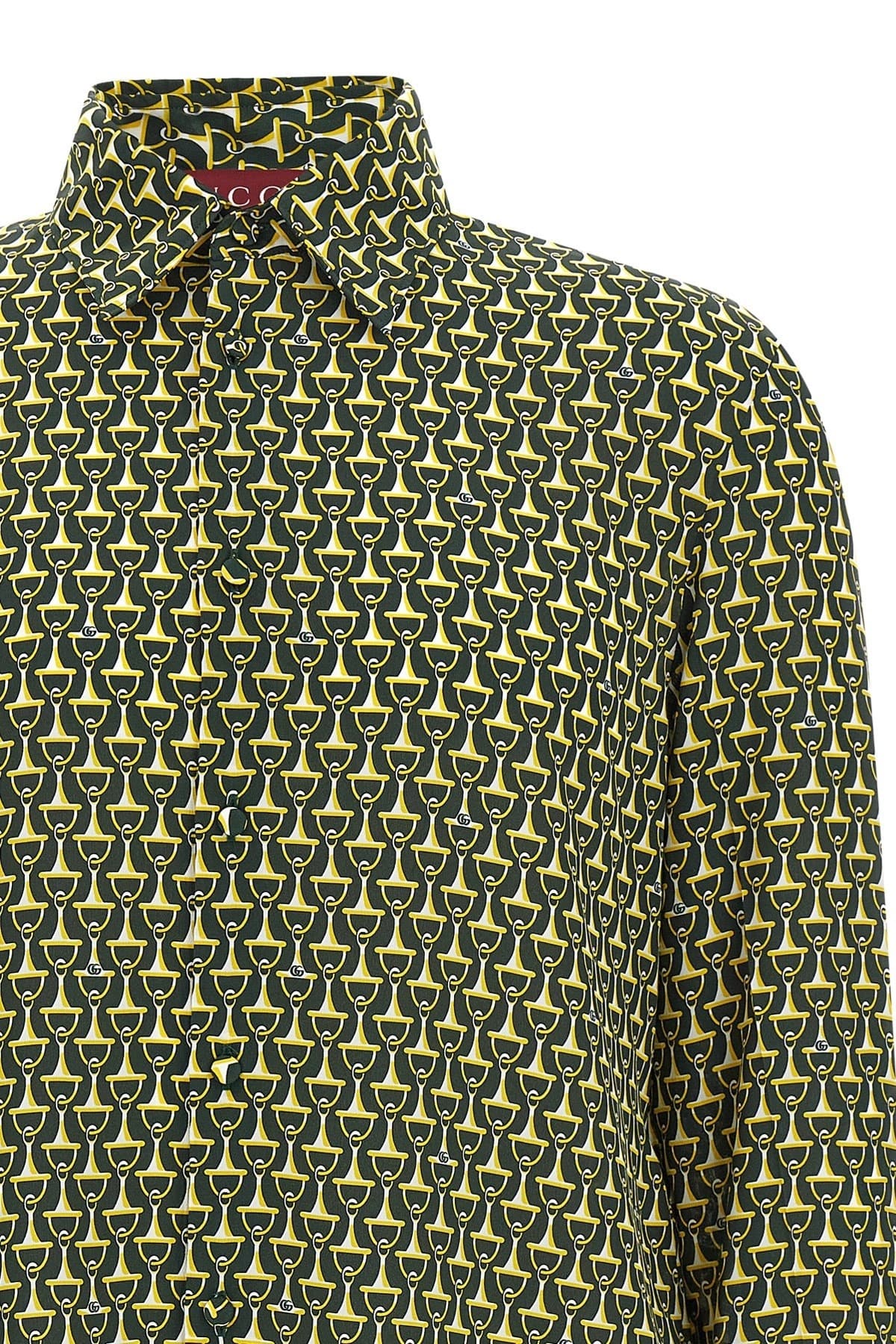 Gucci Gucci Horsebit Silk Shirt