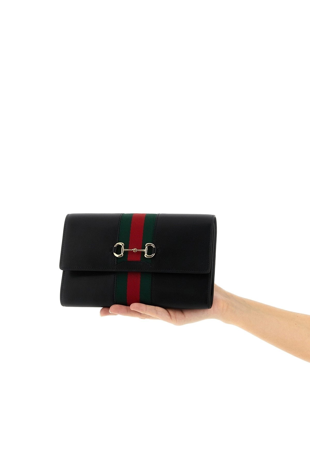 Gucci Horsebit Web Wallet On Chain - alternate view