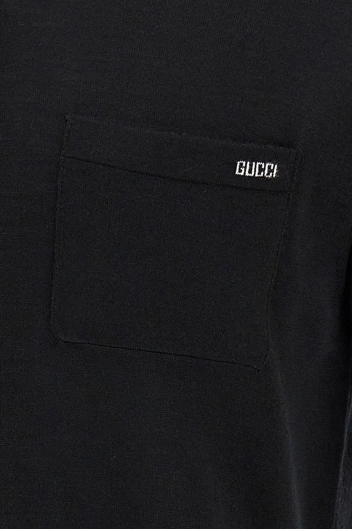 Gucci Intarsio Wool Knit Polo Shirt