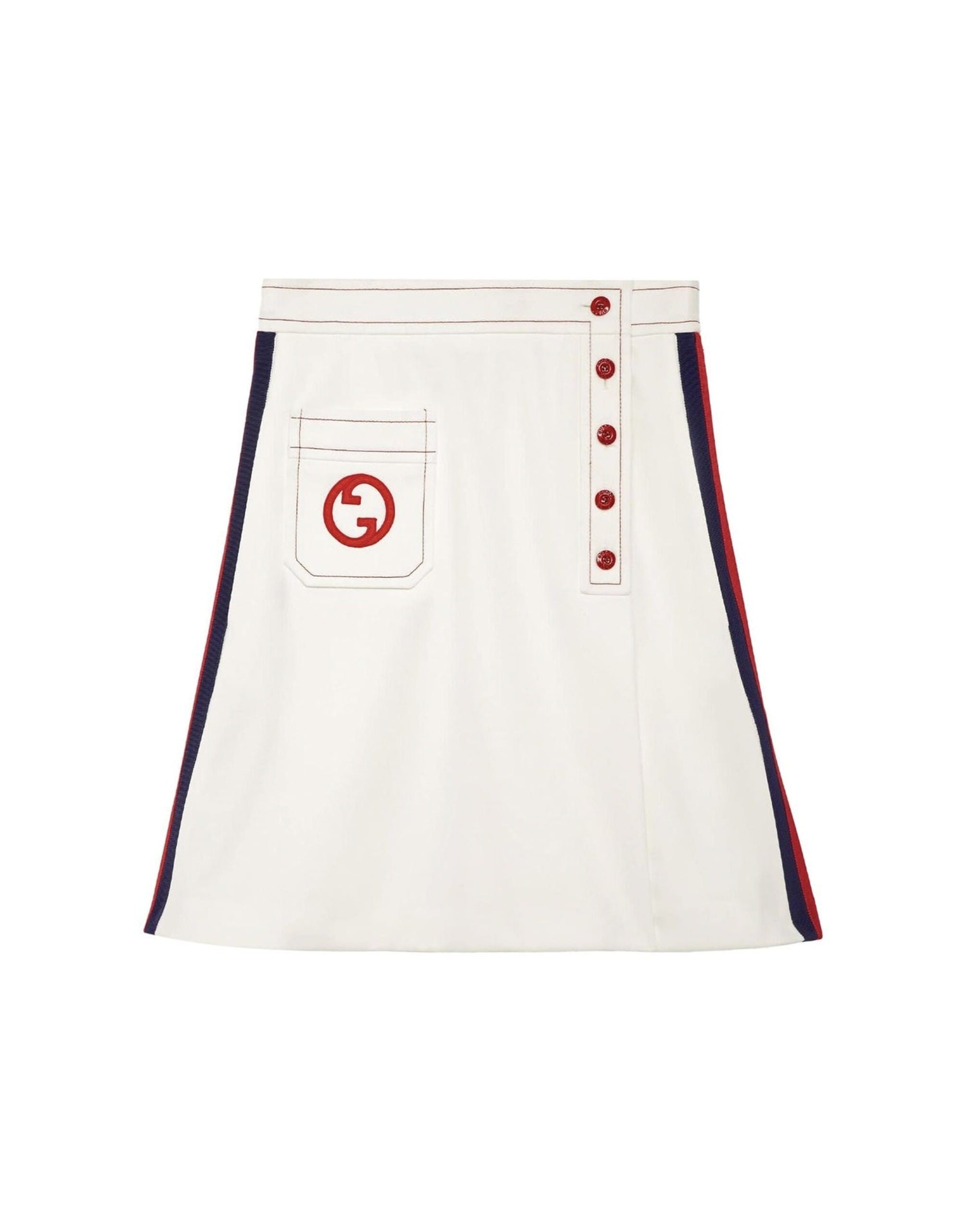 Gucci Interlocking G A-Line Mini Skirt
