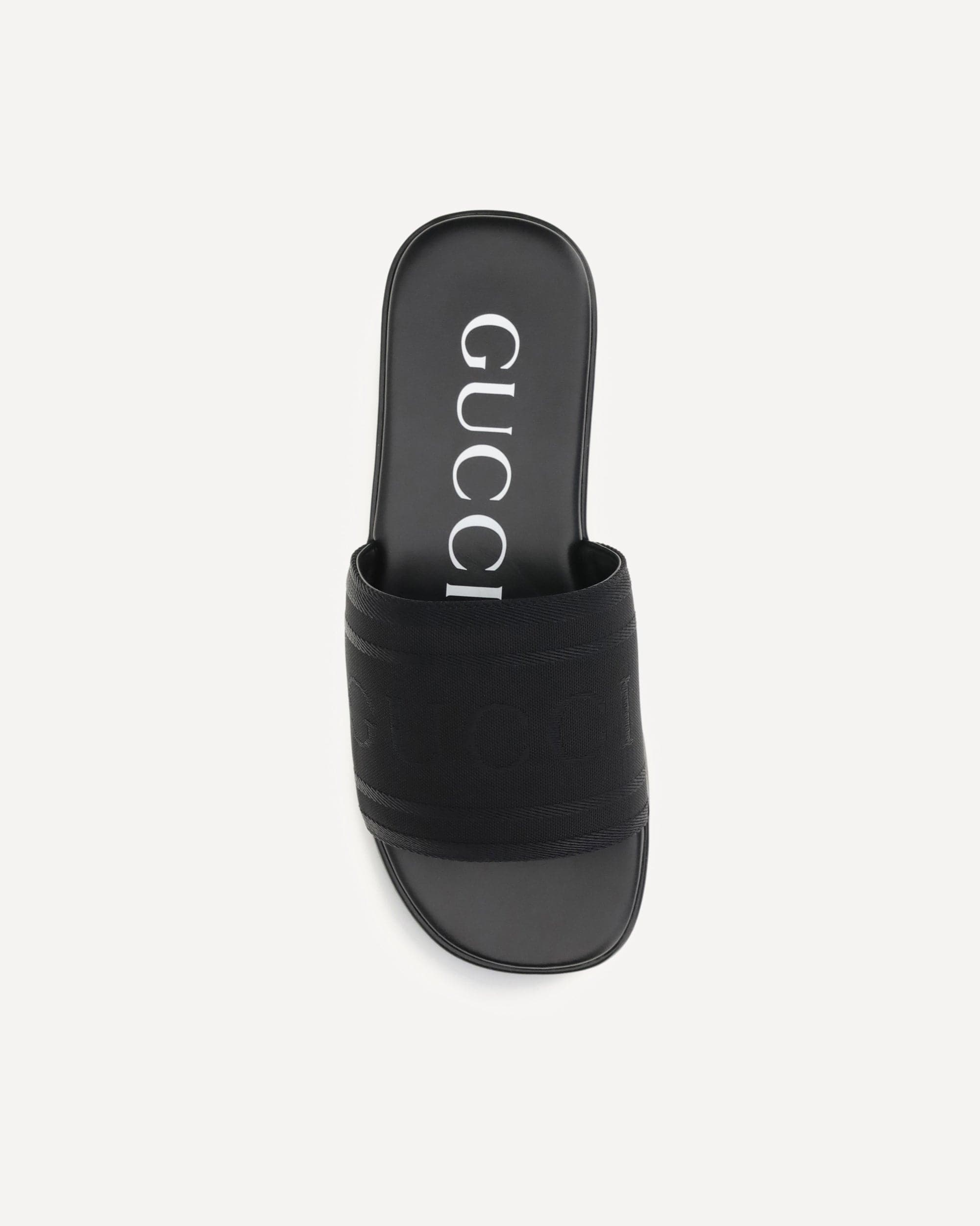 Gucci Jacquard Fabric Slides