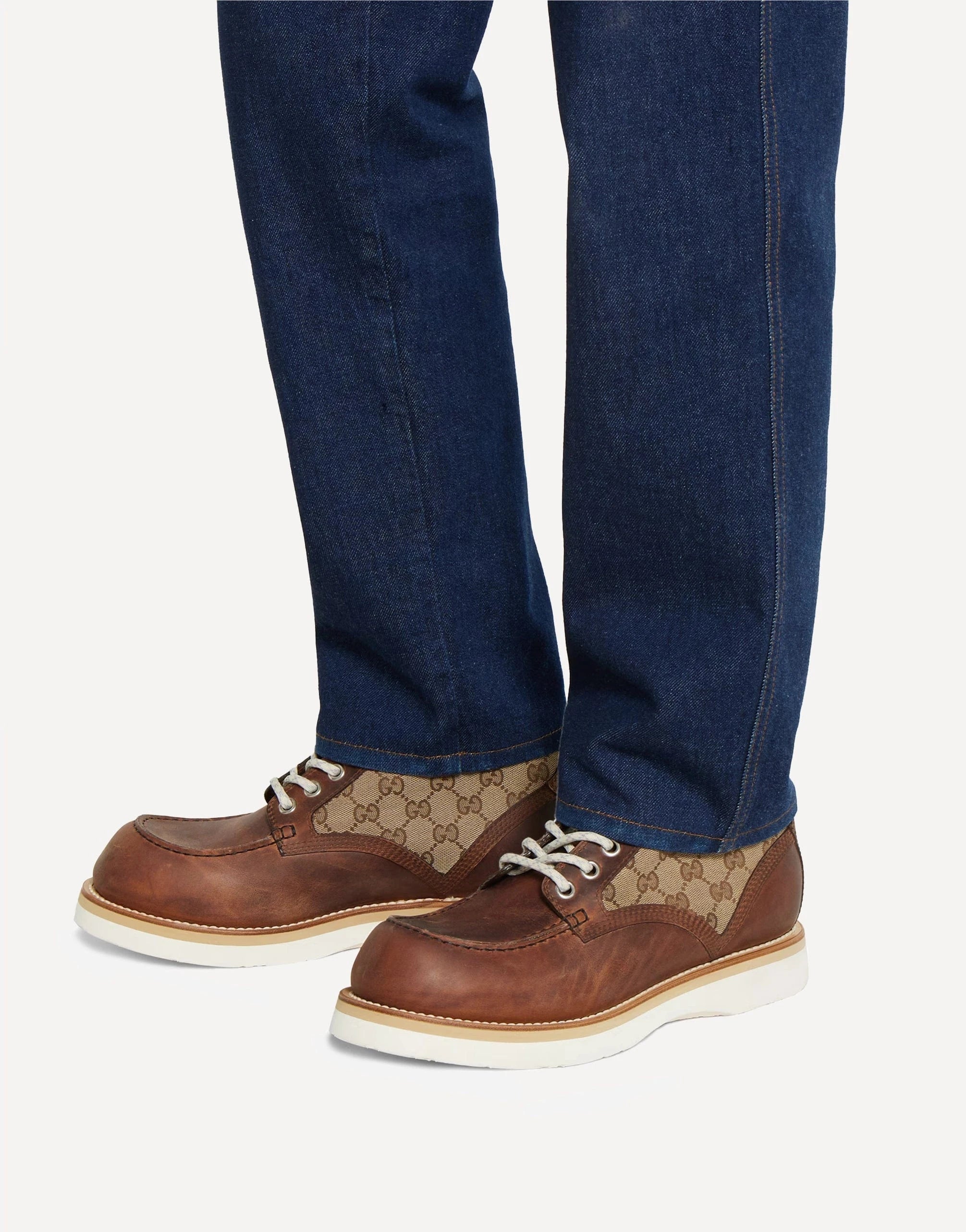 Gucci Lace-Up Ankle Boots