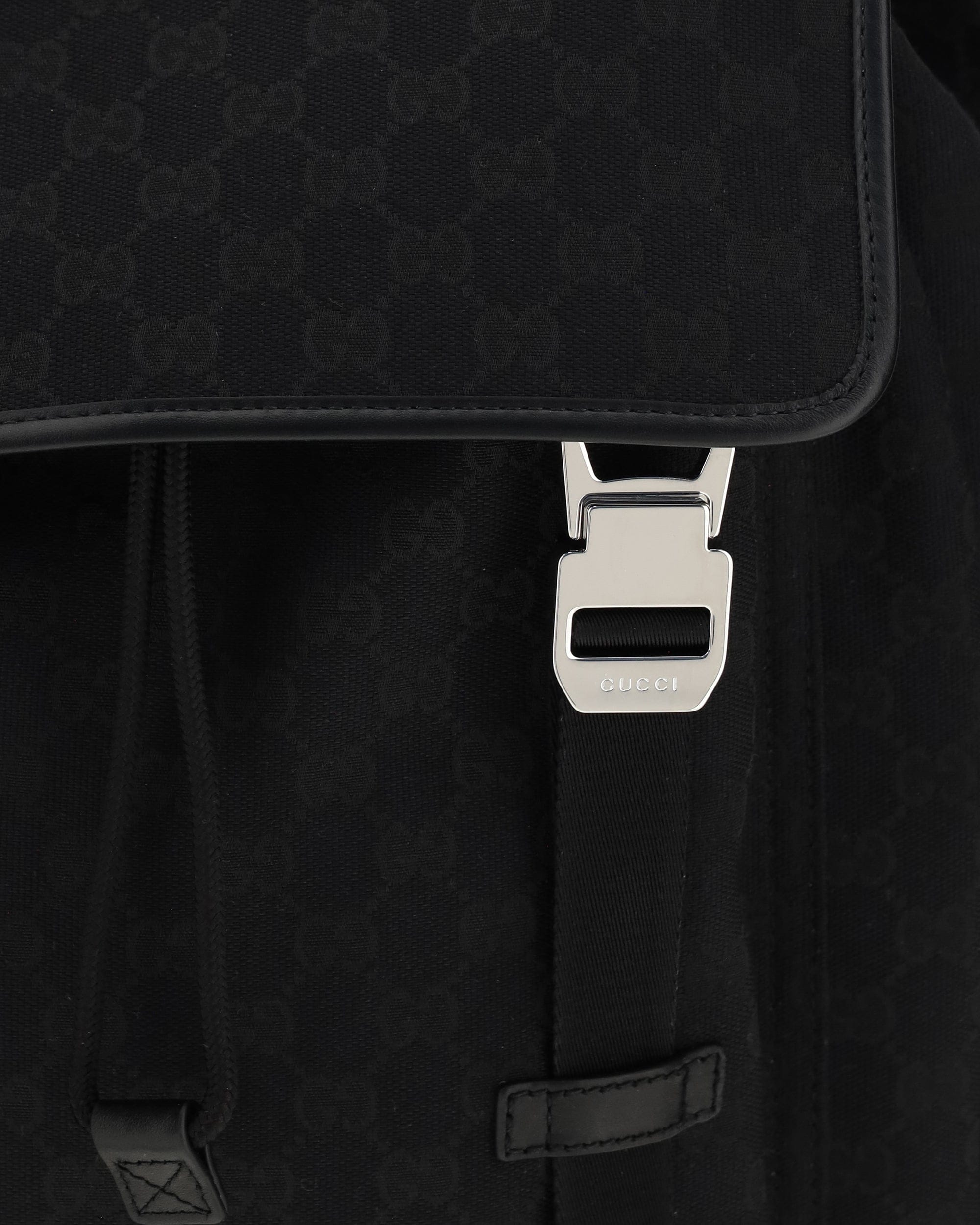 Gucci Large Gg Fabric Backpack