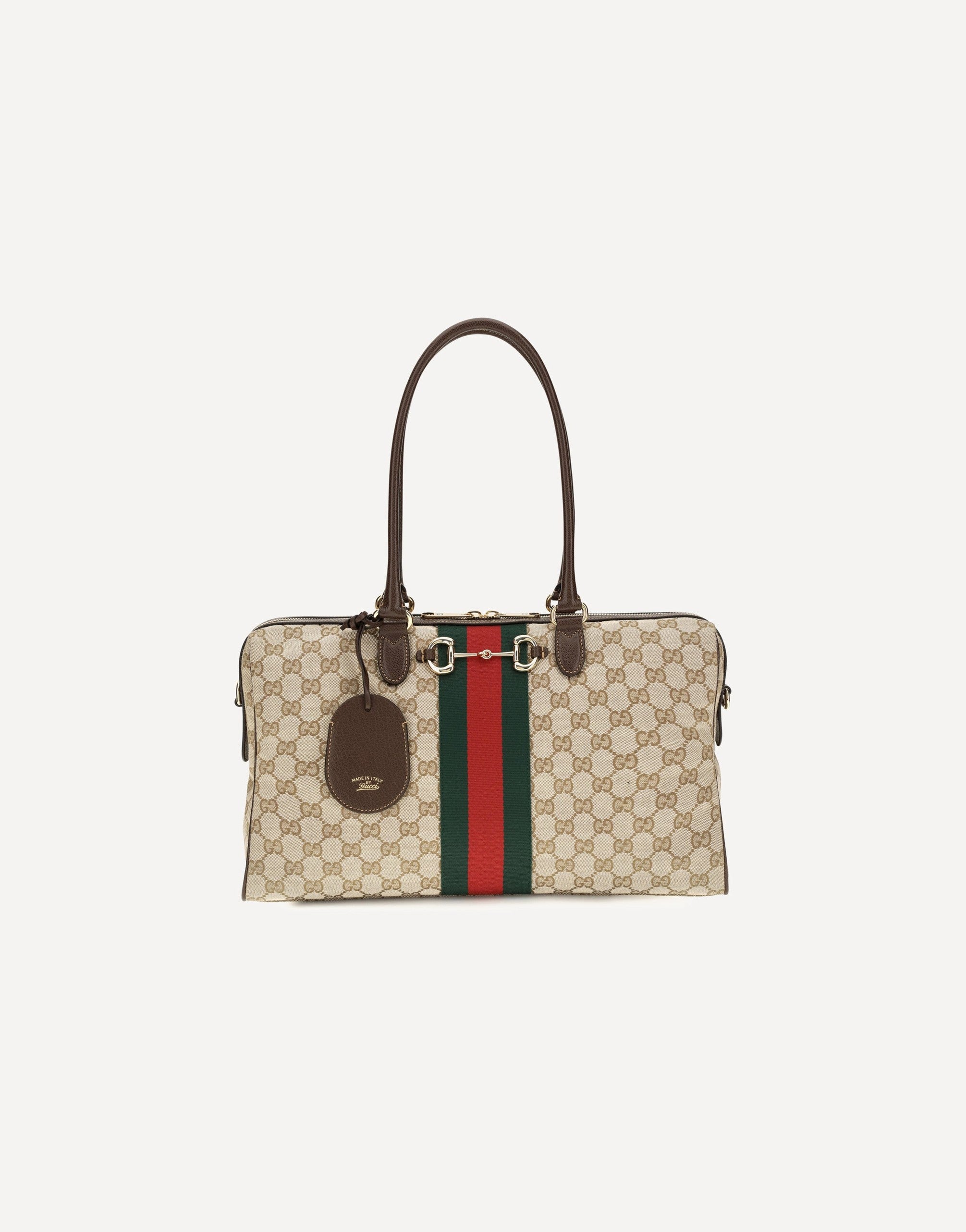 Gucci Large Horsebit Web Top Handle Bag | Sendegaro ES