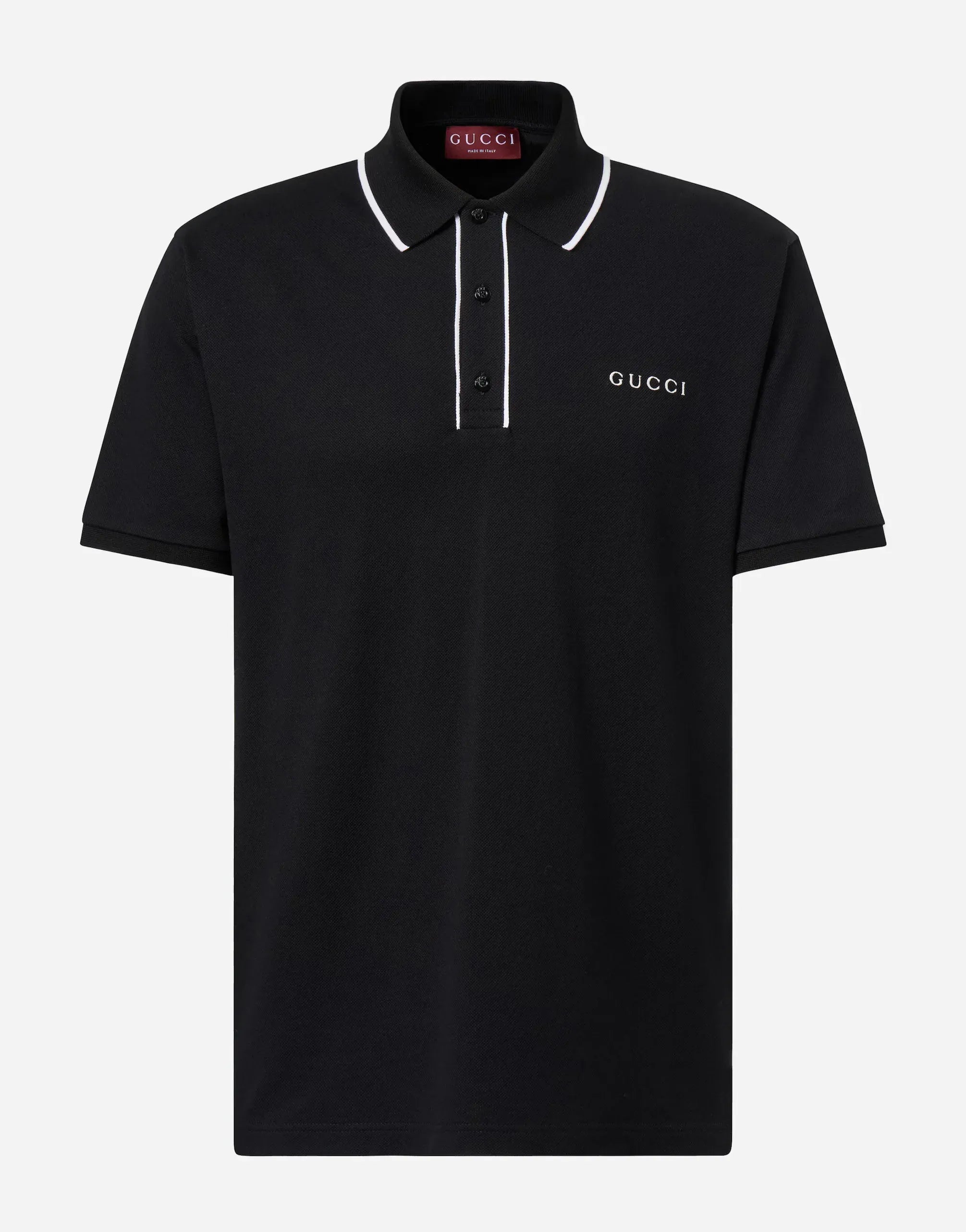 Gucci Logo Cotton-Blend Piqué Polo Shirt