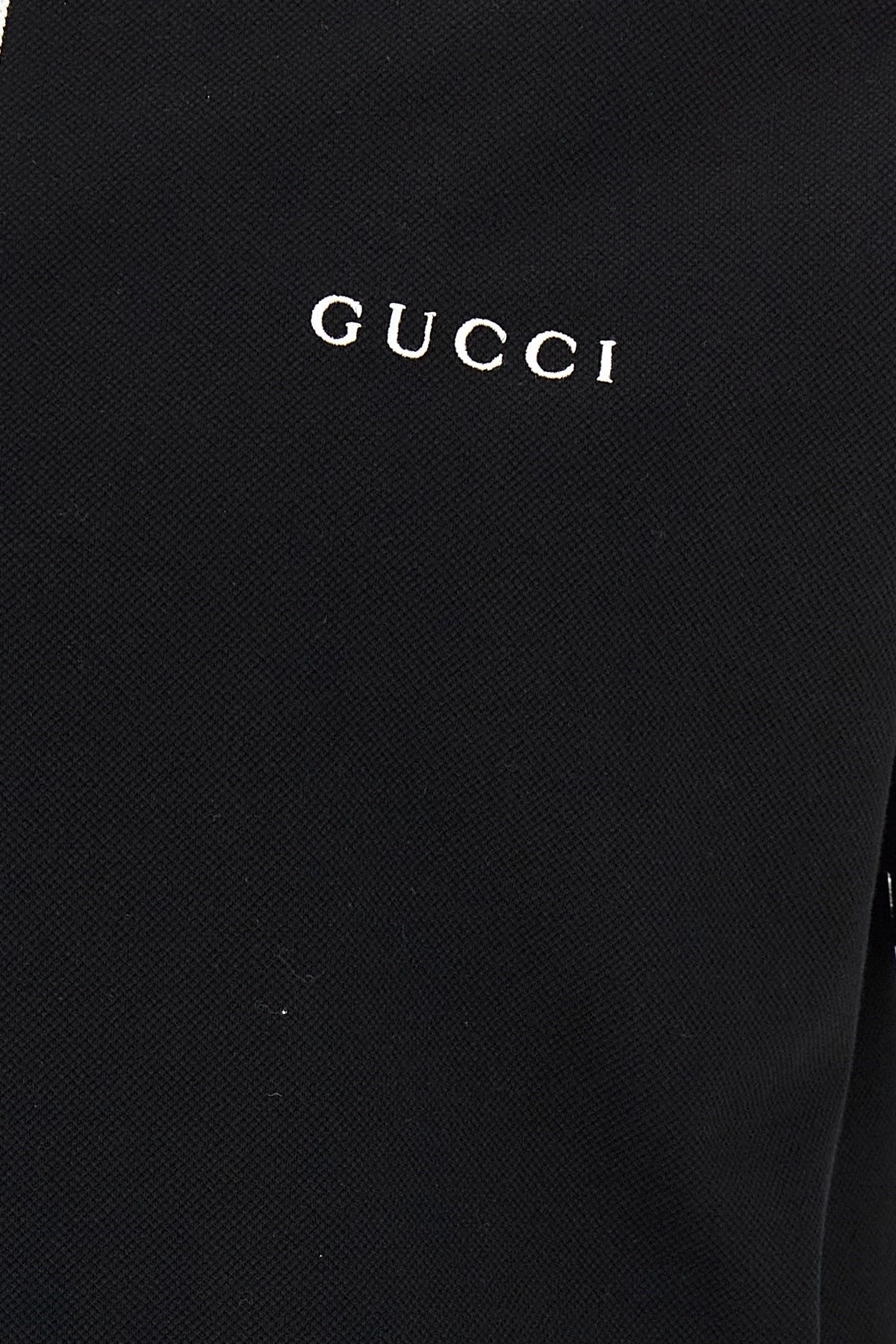 Gucci Logo Embroidery Polo Shirt