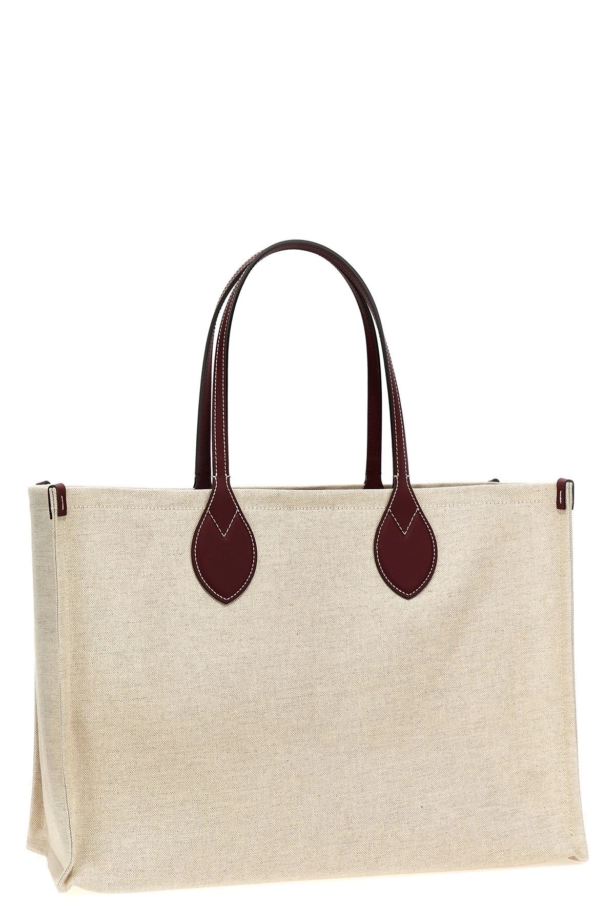 Gucci Logo-Print Canvas Shopping Bag