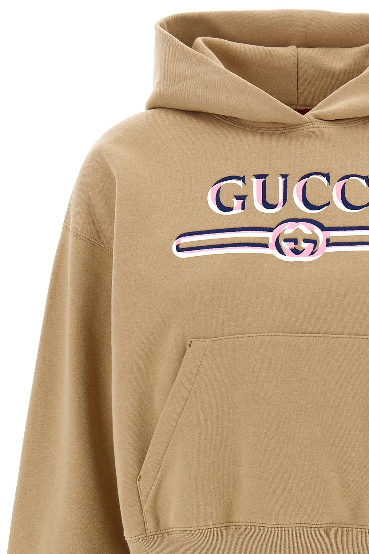 Gucci Gucci Logo Print Hoodie