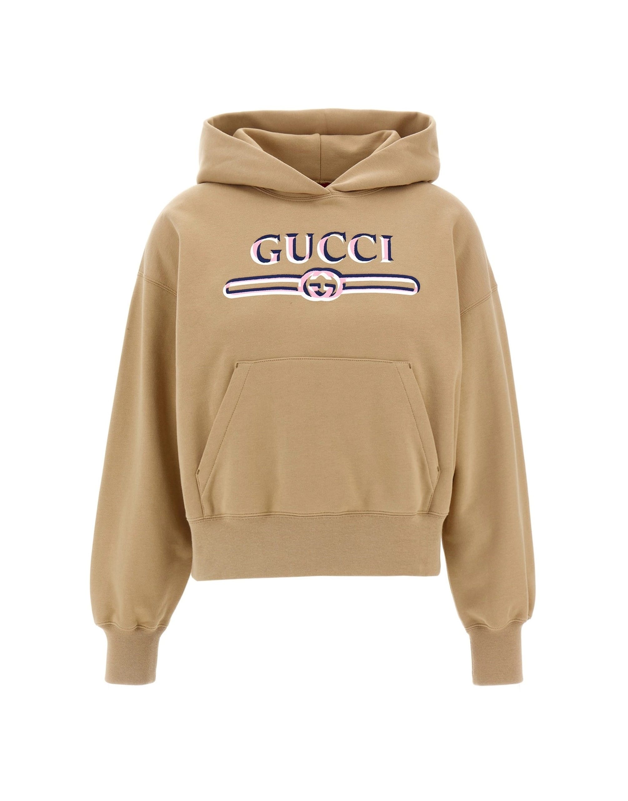 Gucci Gucci Logo Print Hoodie