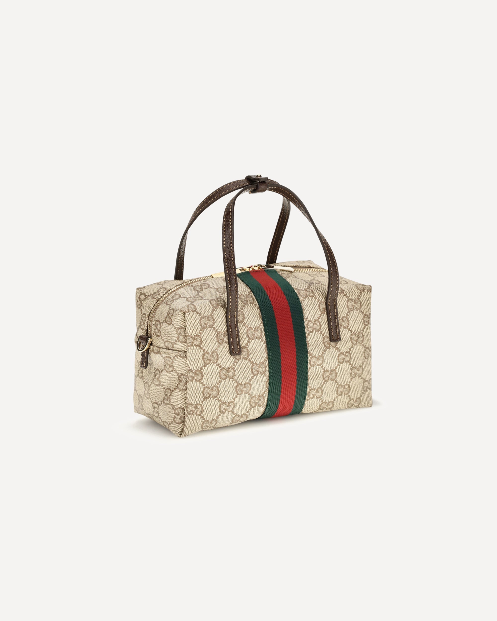 Gucci Borsa Mini Boston con banda Web - alternate view