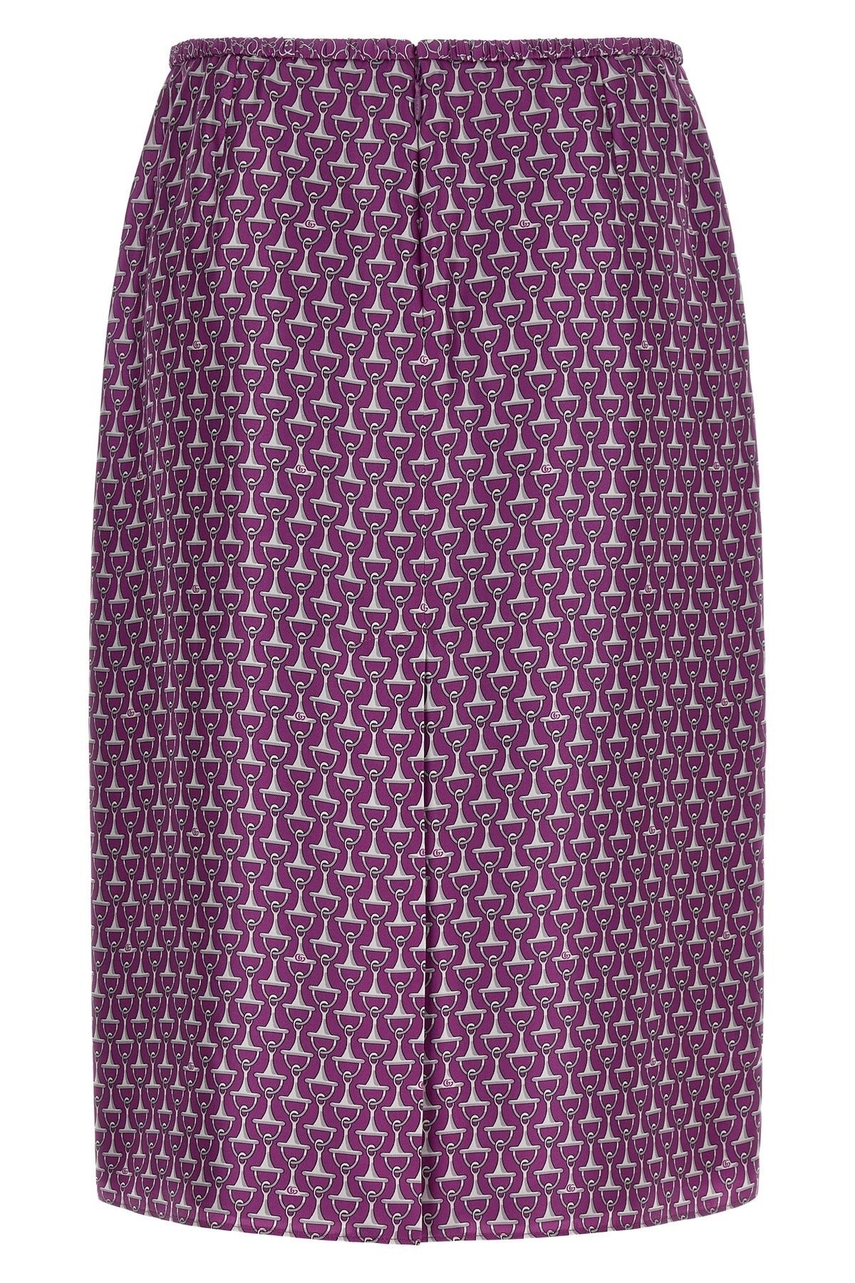 Gucci Morsetto Print Skirt Midi